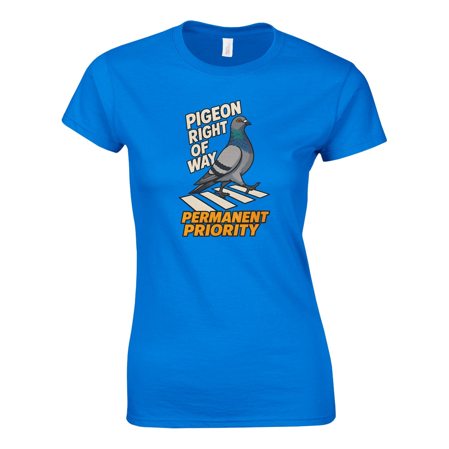 Pigeon Right of Way Women's T-shirt — product view 7