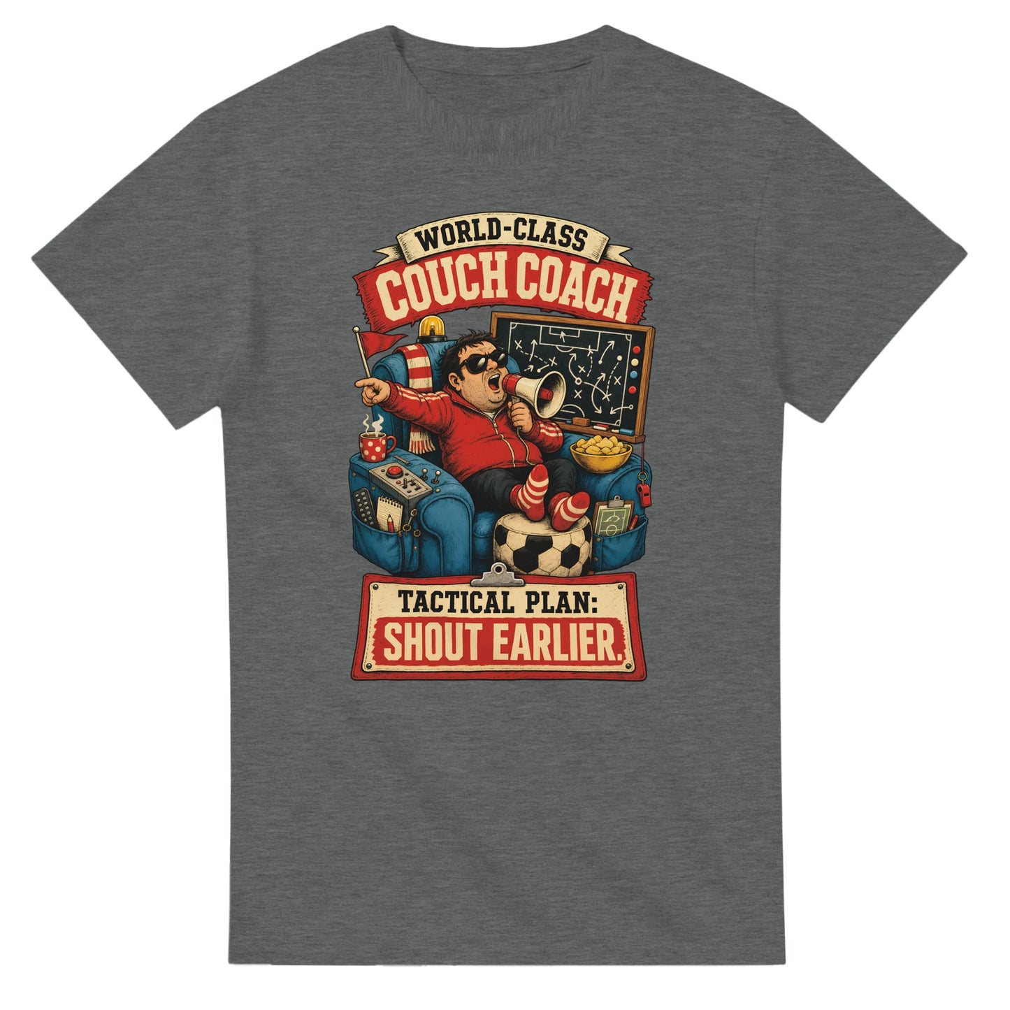 World-Class Couch Coach T-shirt — product view 3