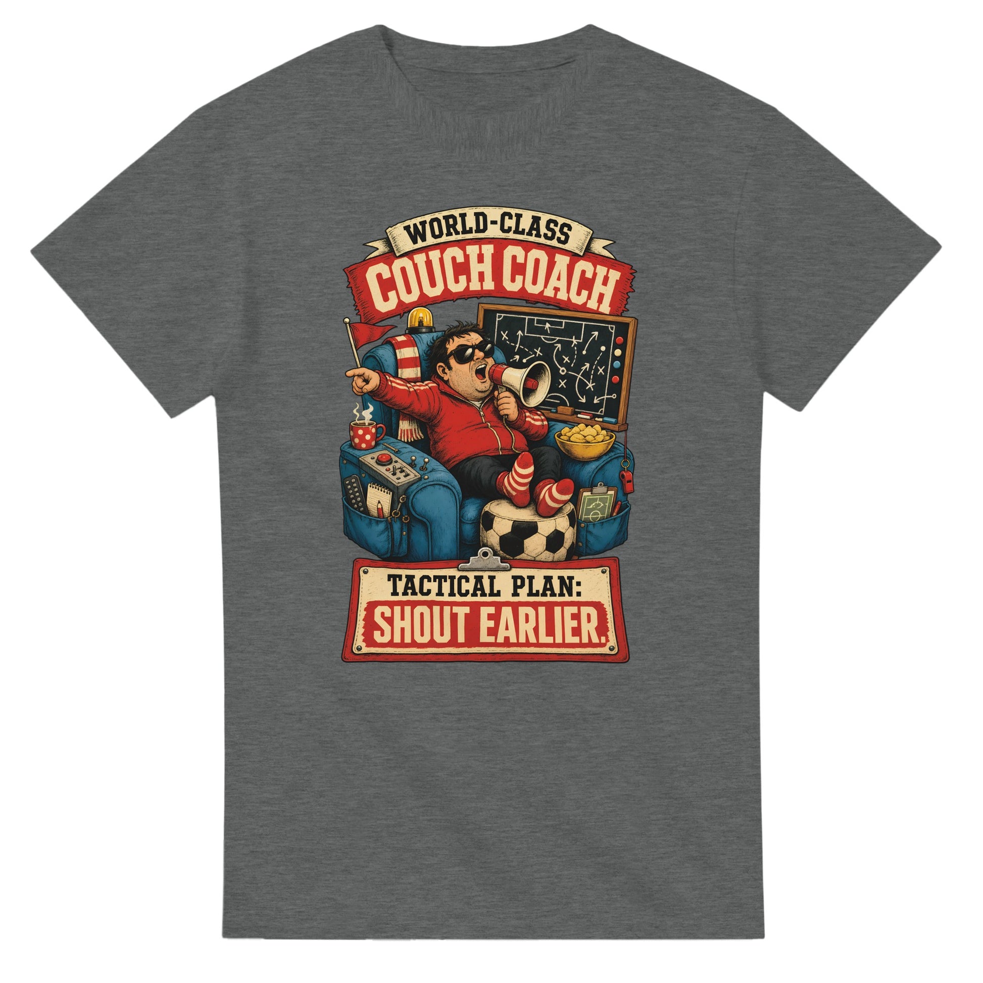 World-Class Couch Coach T-shirt — product view 3