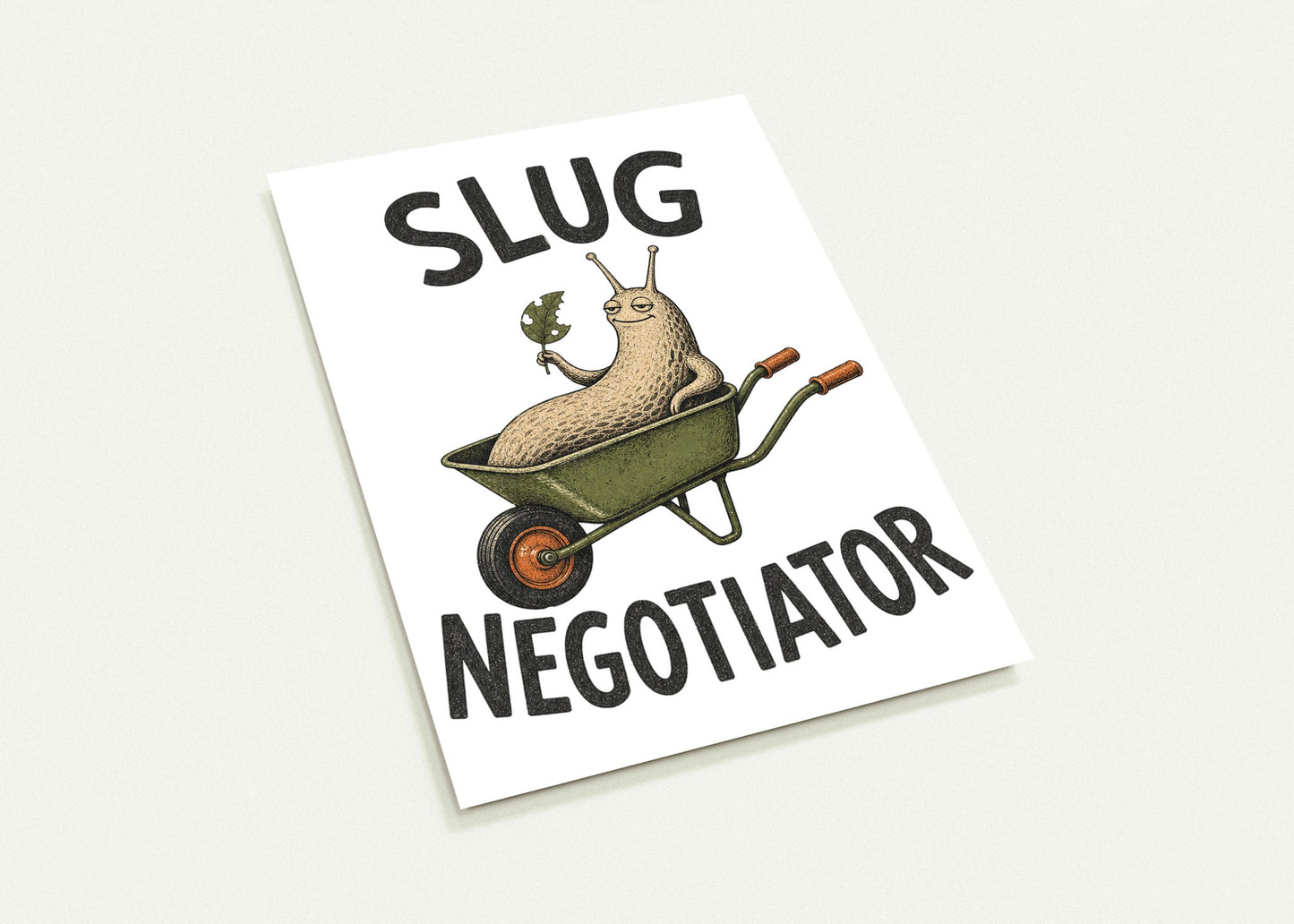 Slug Negotiator Garden Graphic Postcard Pack — product view 3