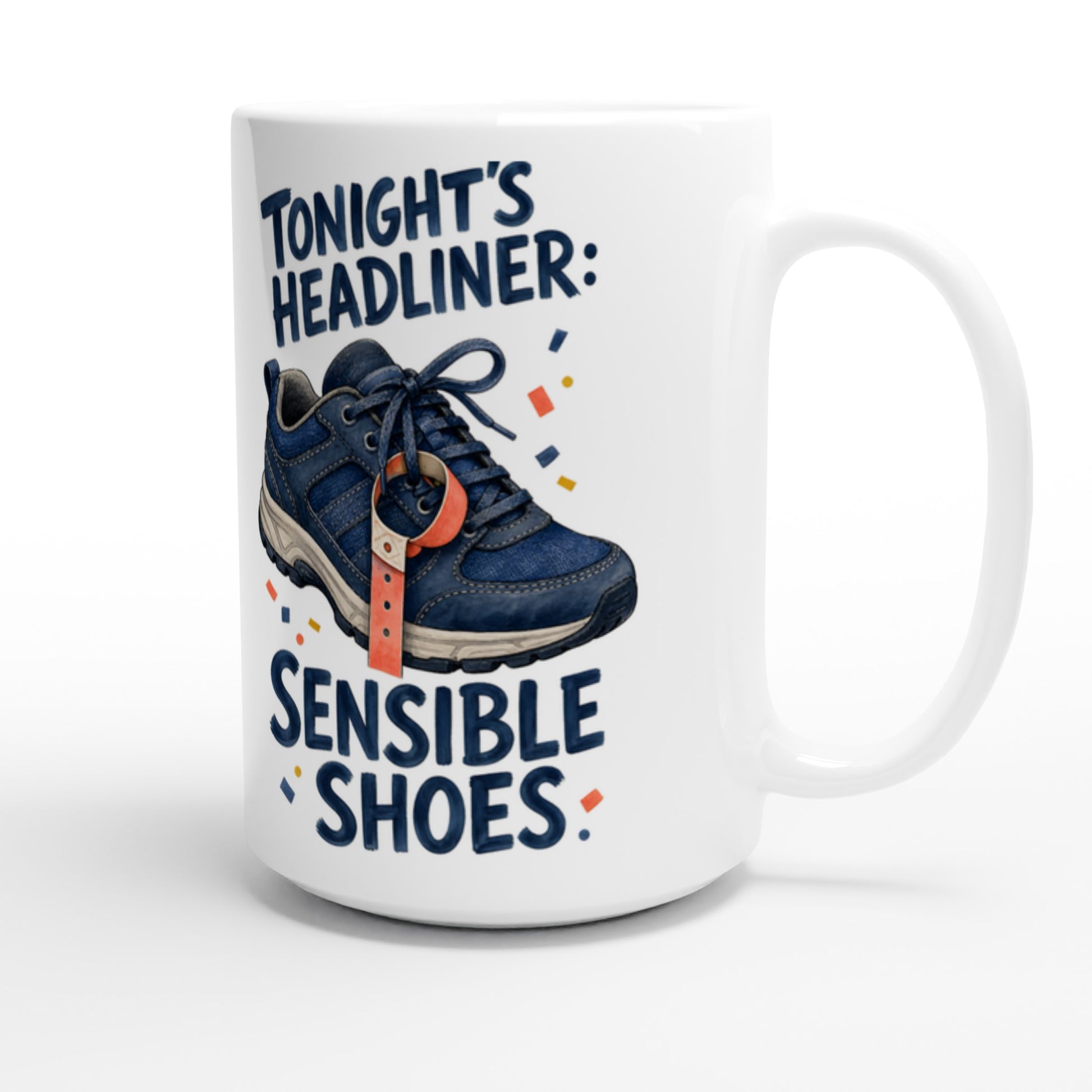 Tonight's Headliner: Sensible Shoes Concert Large Mug — product view 3
