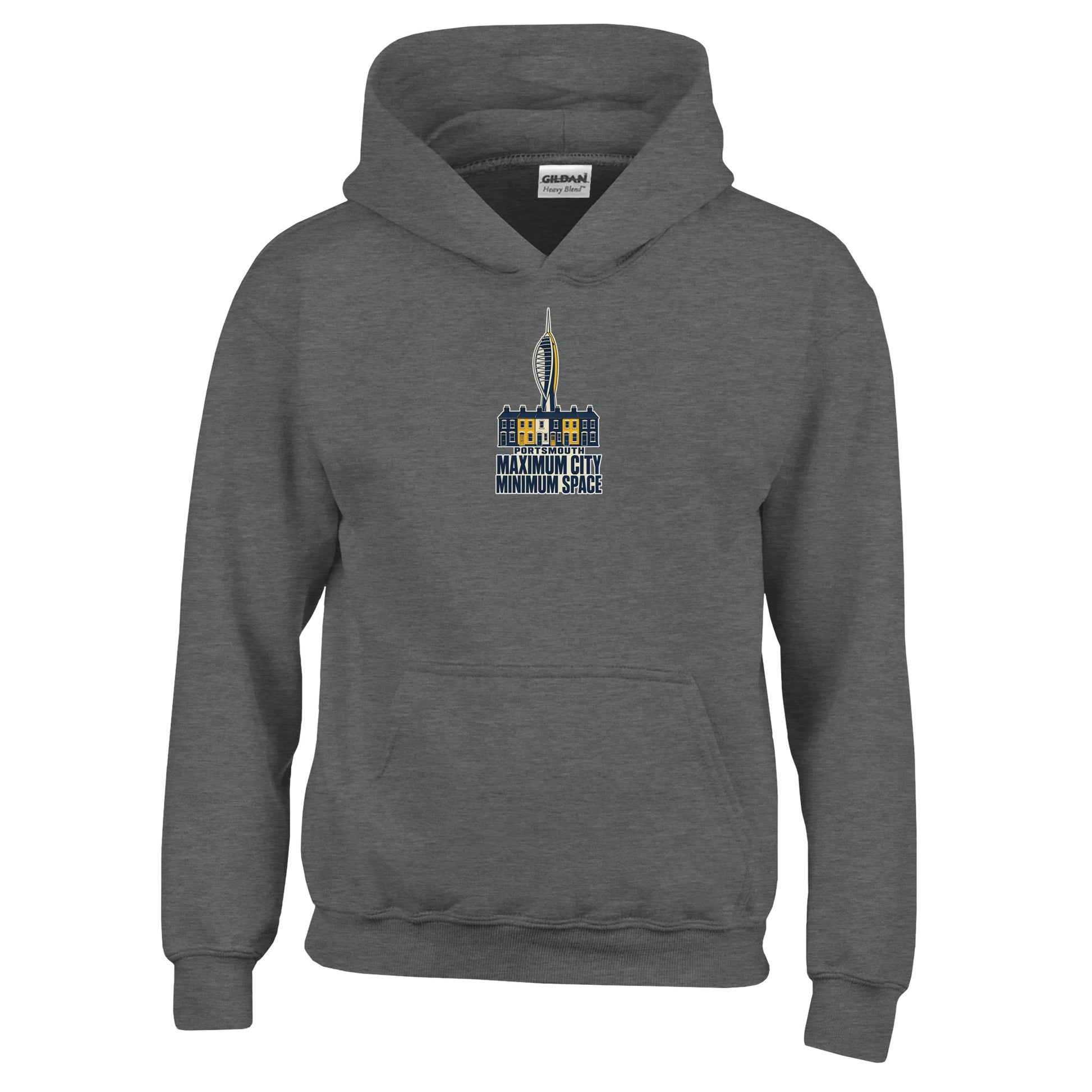 Portsmouth Maximum City Minimum Space Kids' Hoodie — product view 2