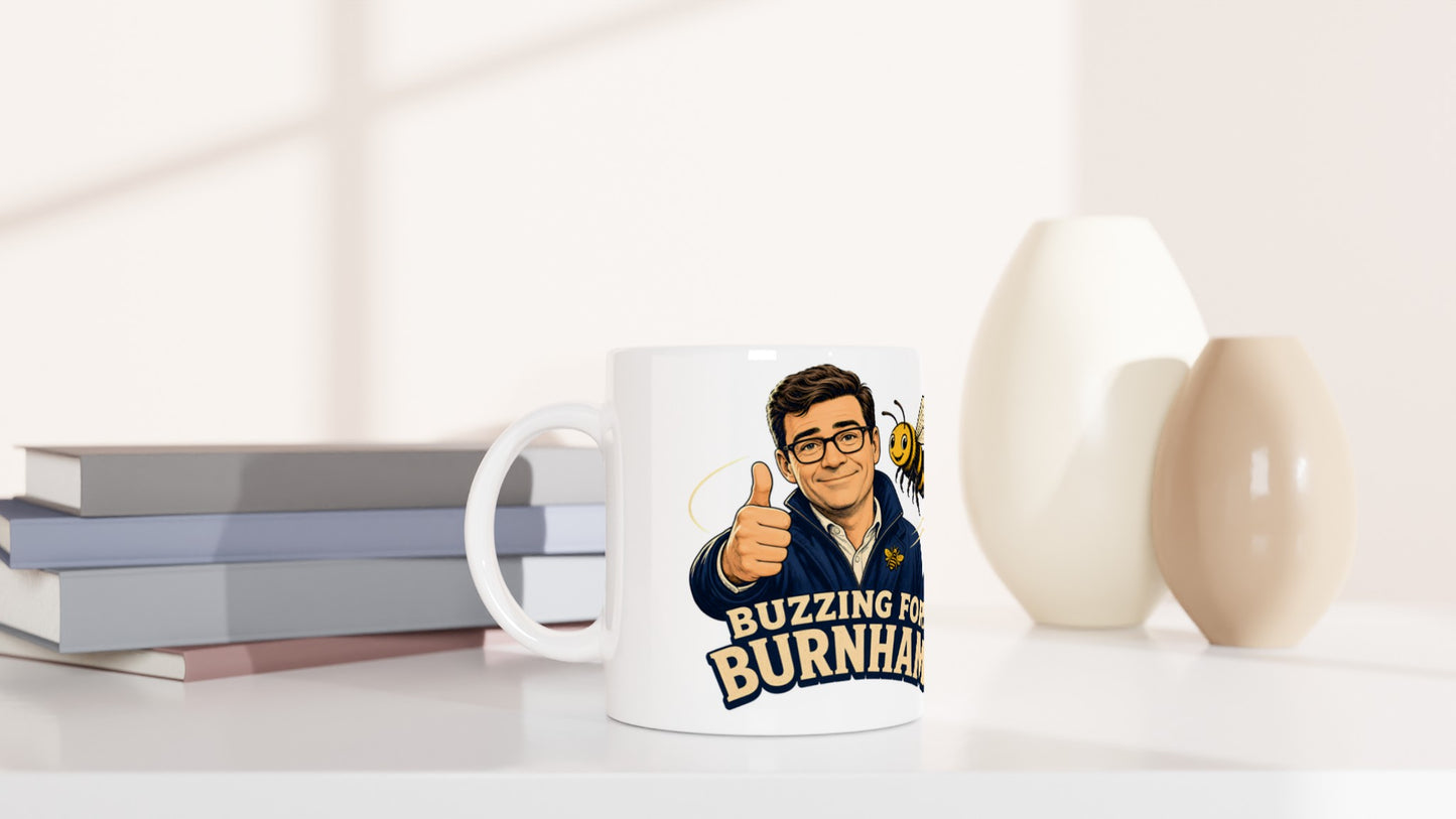 Buzzing for Burnham Mug — product view 5