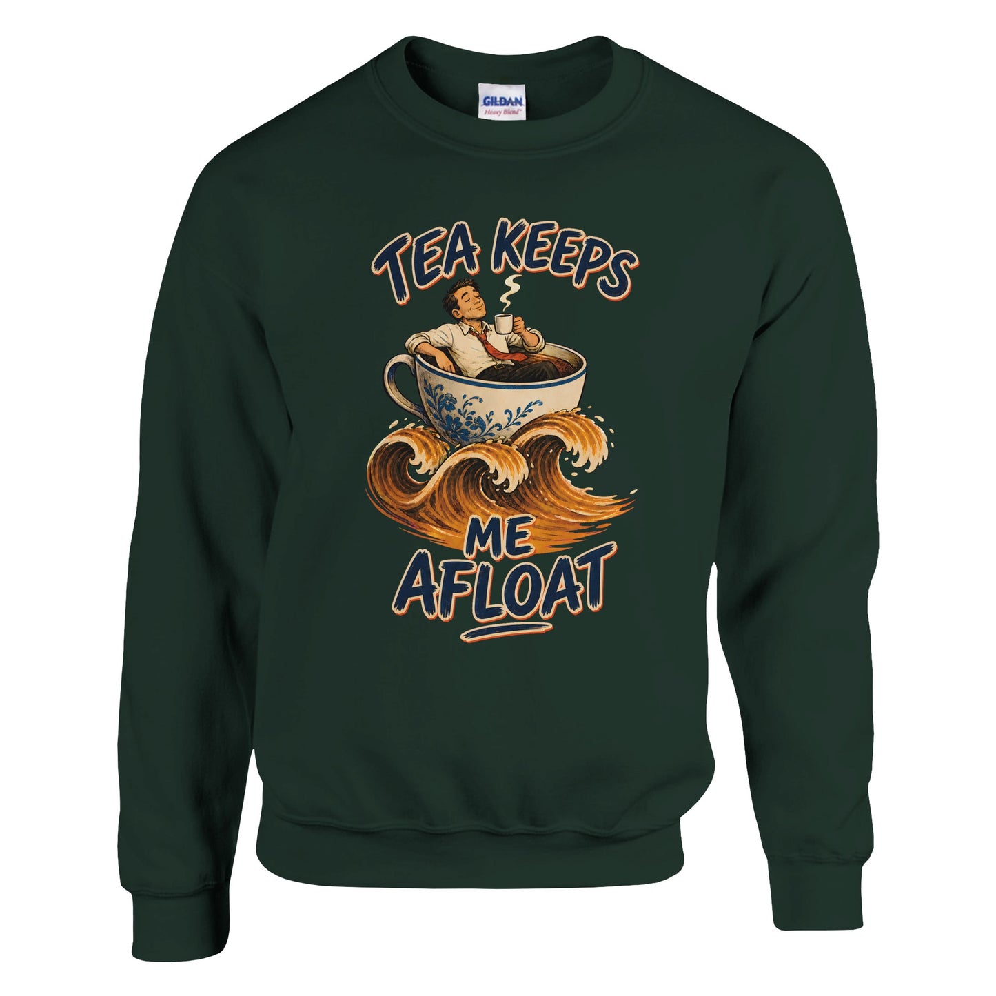 Tea Keeps Me Afloat Sweatshirt — product view 4