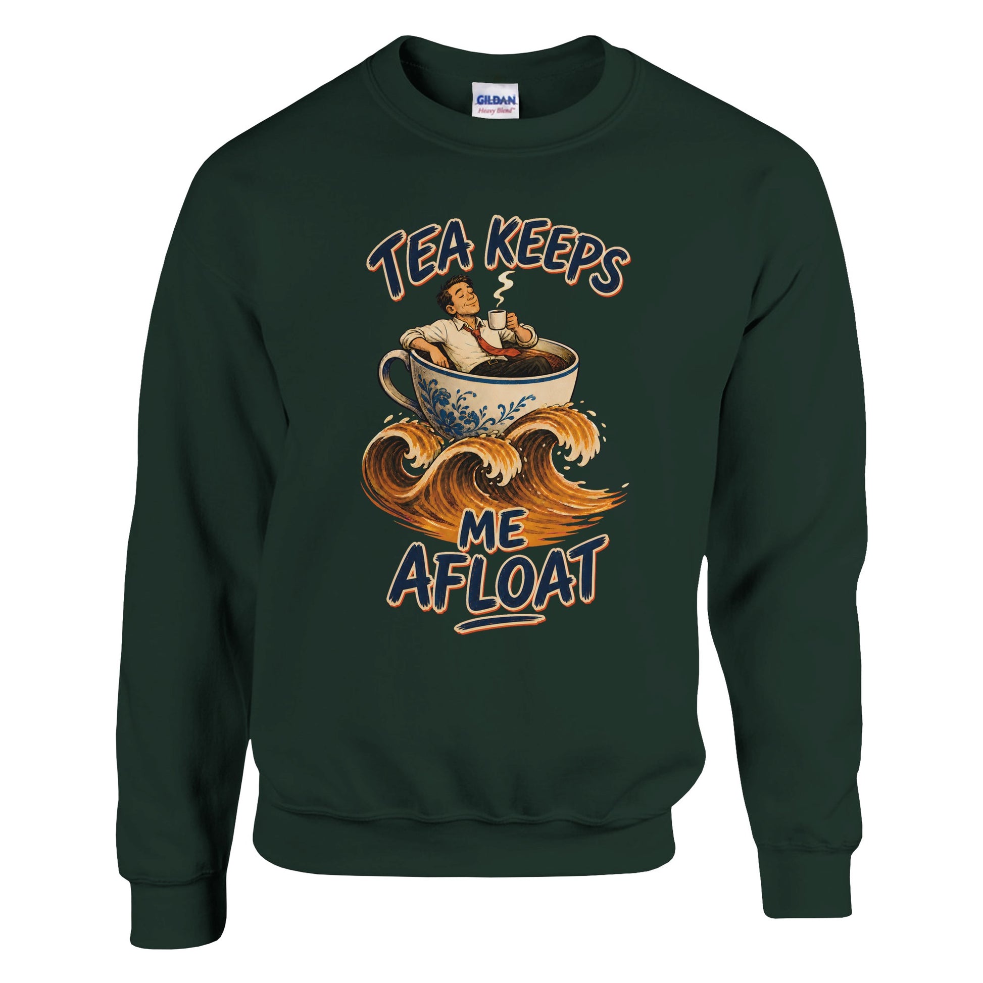 Tea Keeps Me Afloat Sweatshirt — product view 4