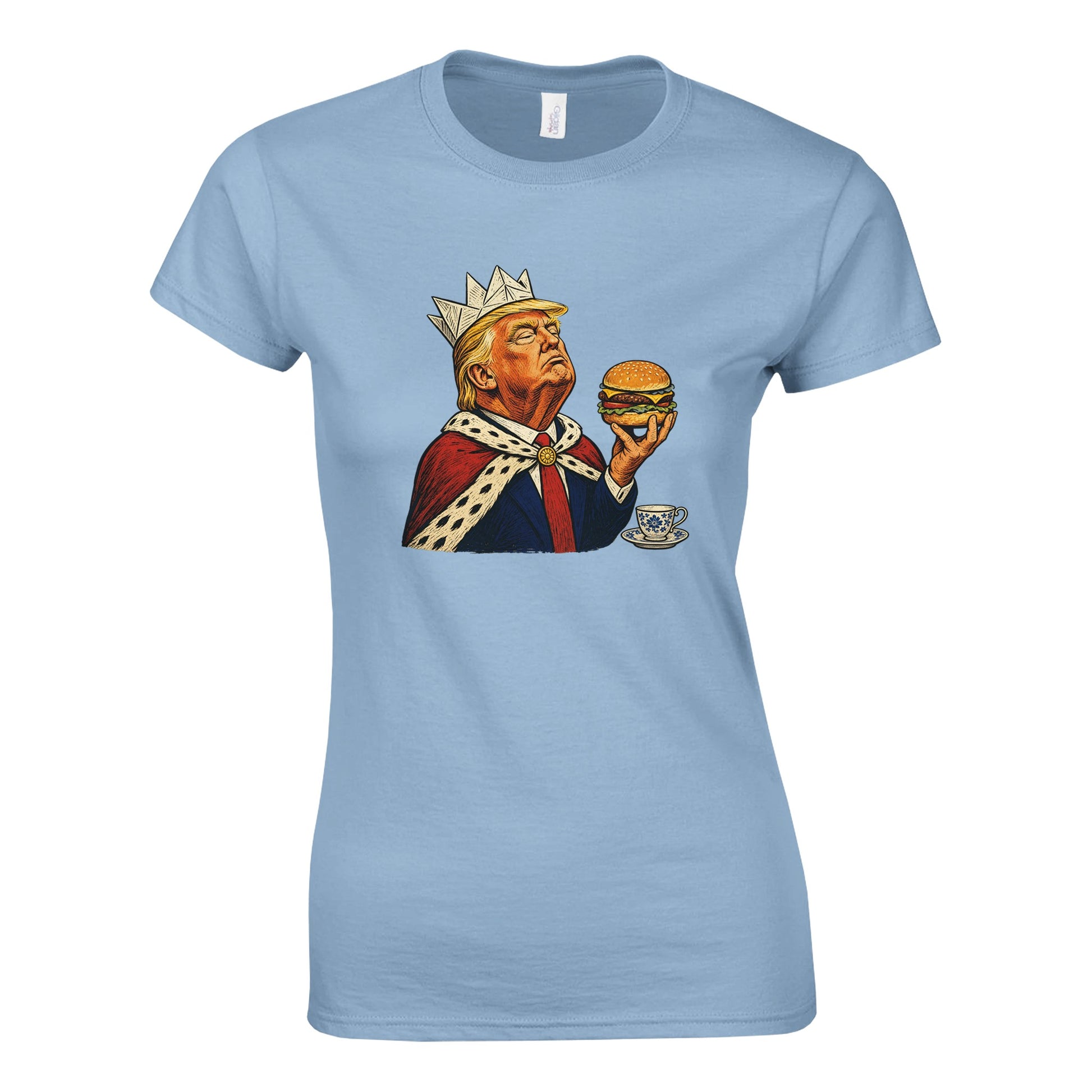 The Very Temporary Monarch — Trump Satire Women's T-shirt — product view 11