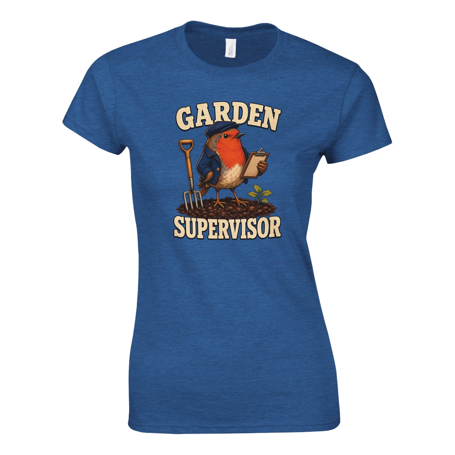 Garden Supervisor Robin Women's T-shirt — product view 3