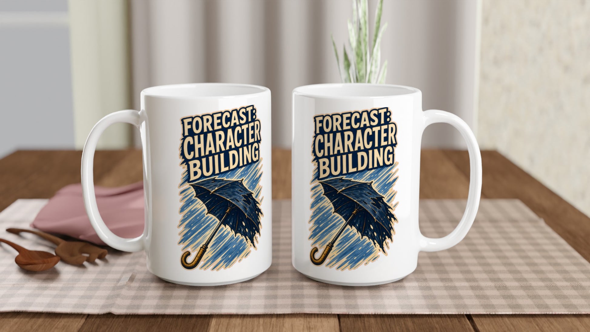 Forecast: Character Building – British Weather Large Mug — product view 5