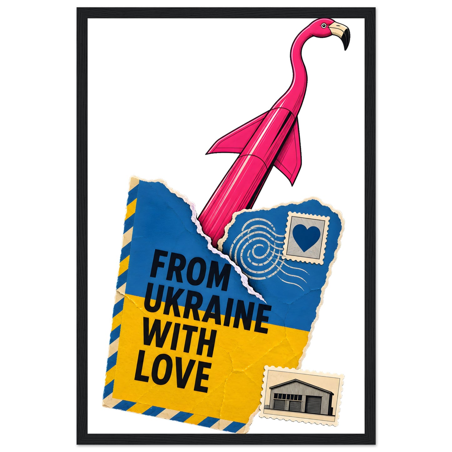 From Ukraine With Love Framed Wall Art — product view 6