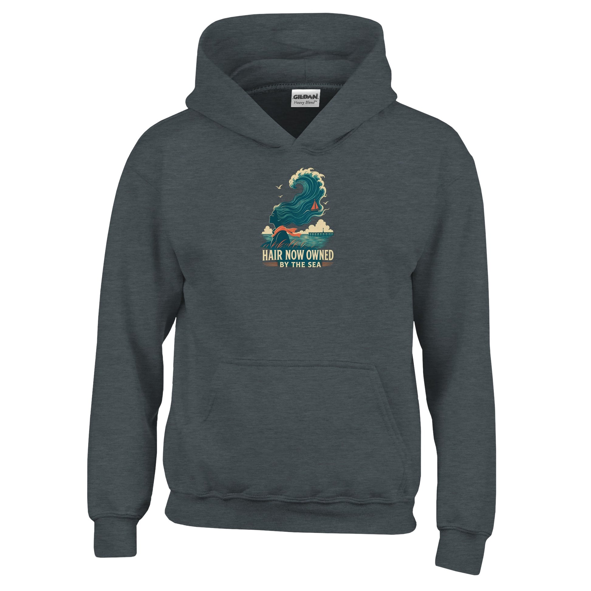 Hair Now Owned by the Sea Kids' Hoodie — product view 9