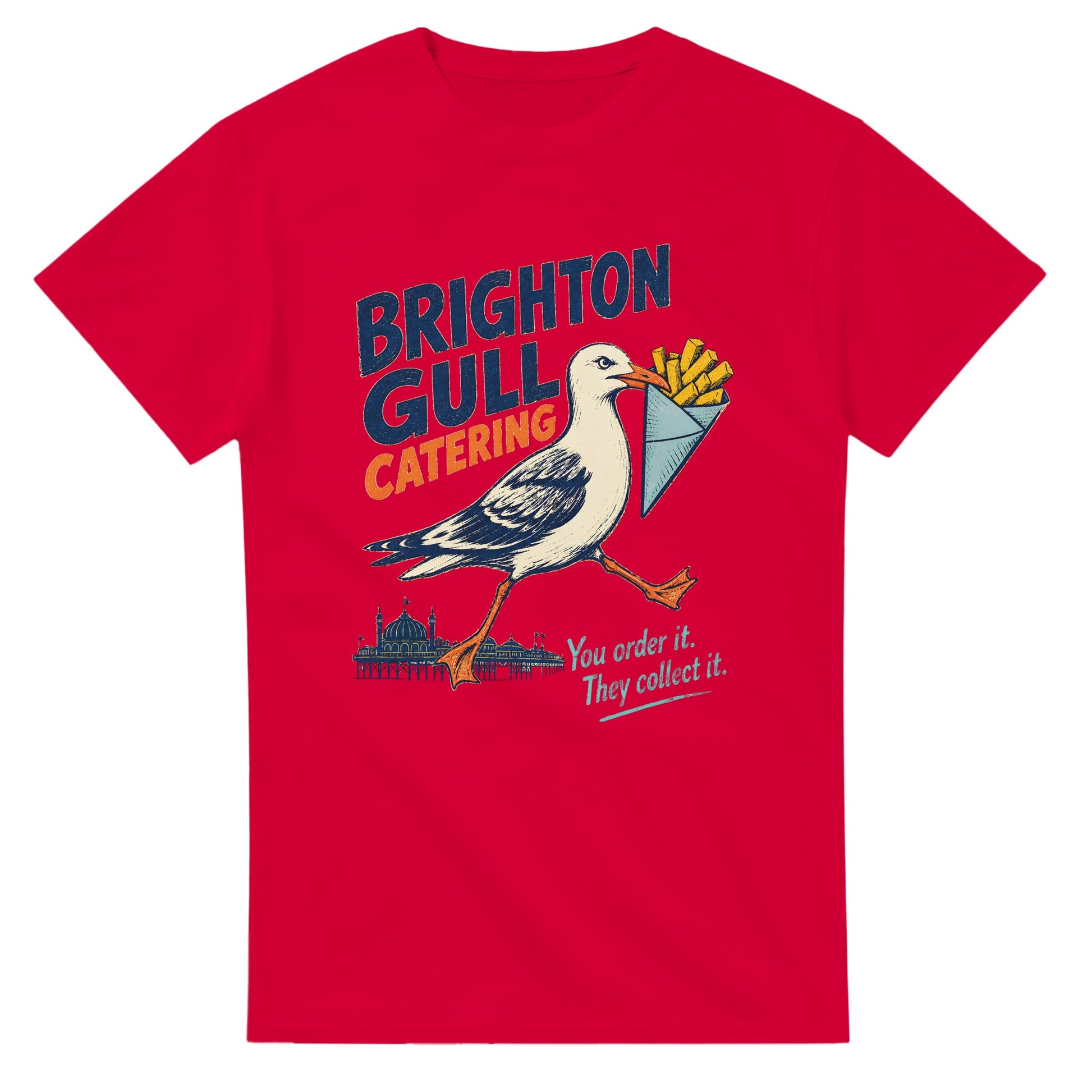 Brighton Gull Catering - You Order It, They Collect It T-shirt — product view 9