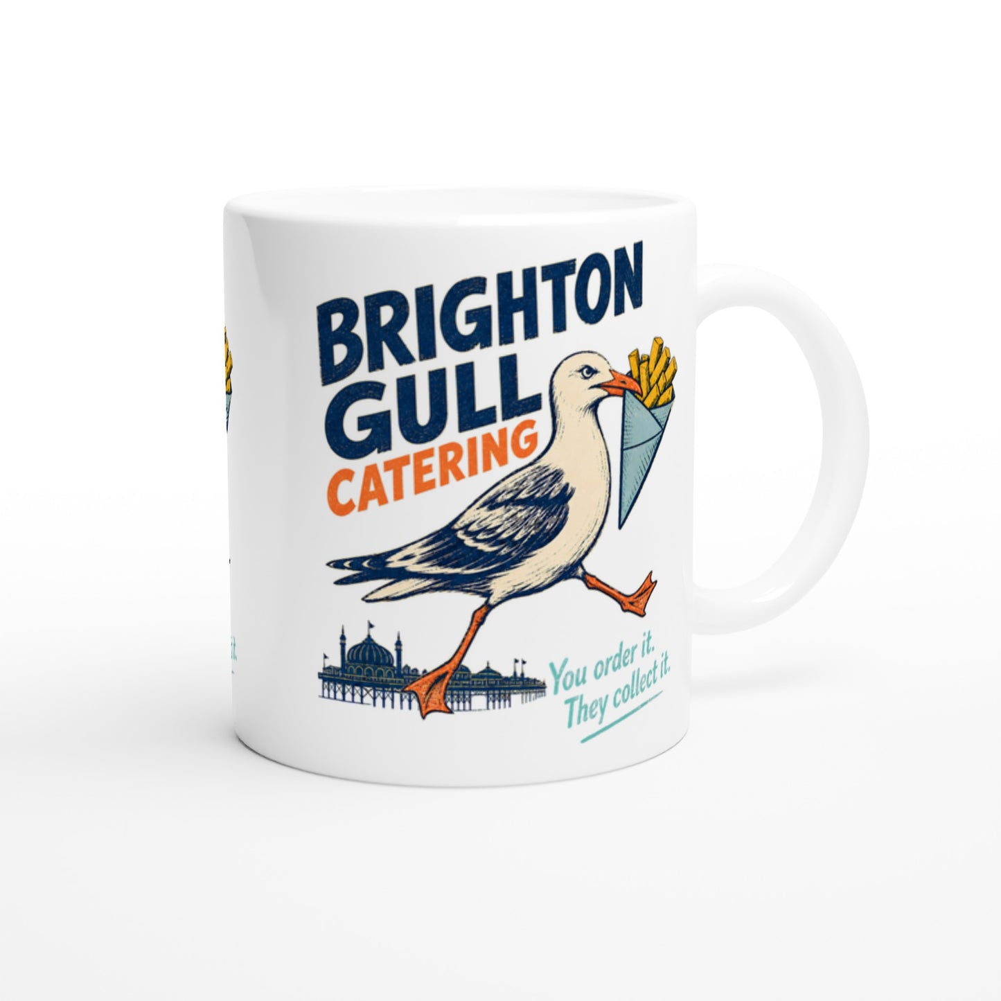 Brighton Gull Catering - You Order It, They Collect It Mug — product view 2