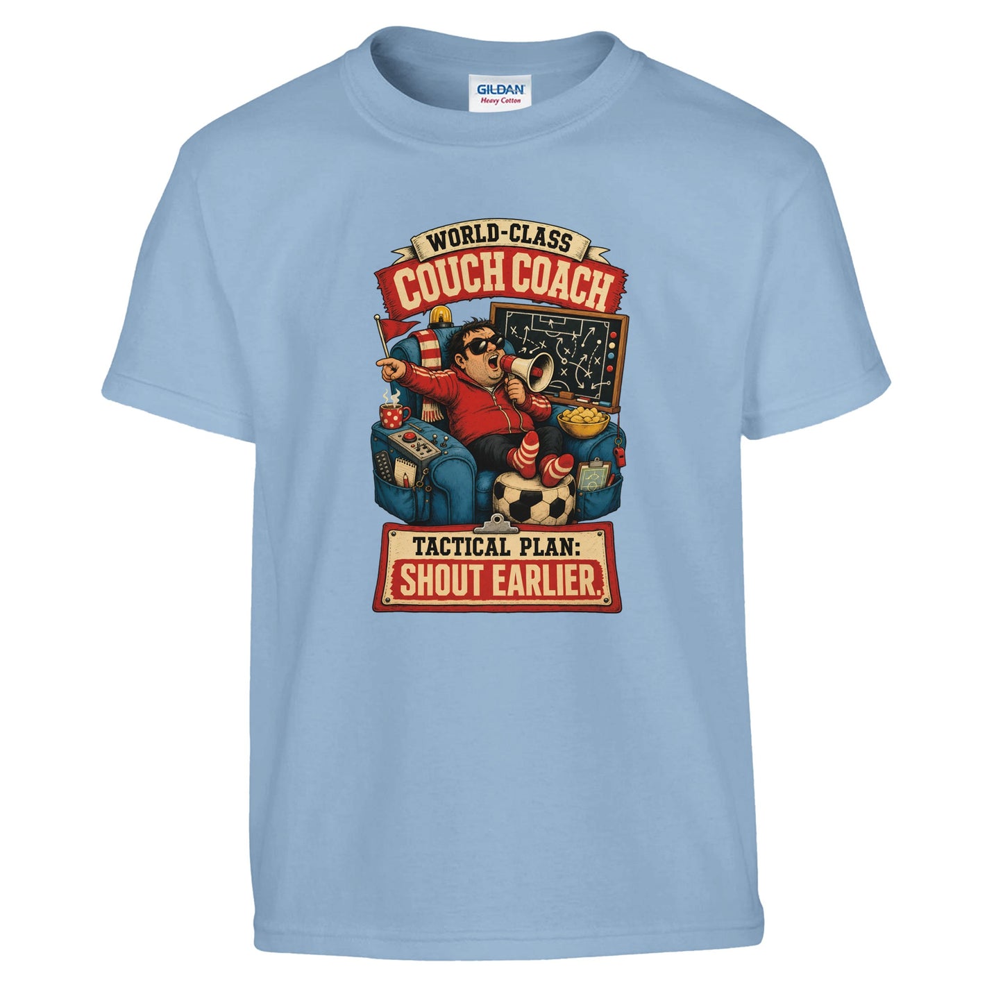 World-Class Couch Coach Kids' T-shirt — product view 3