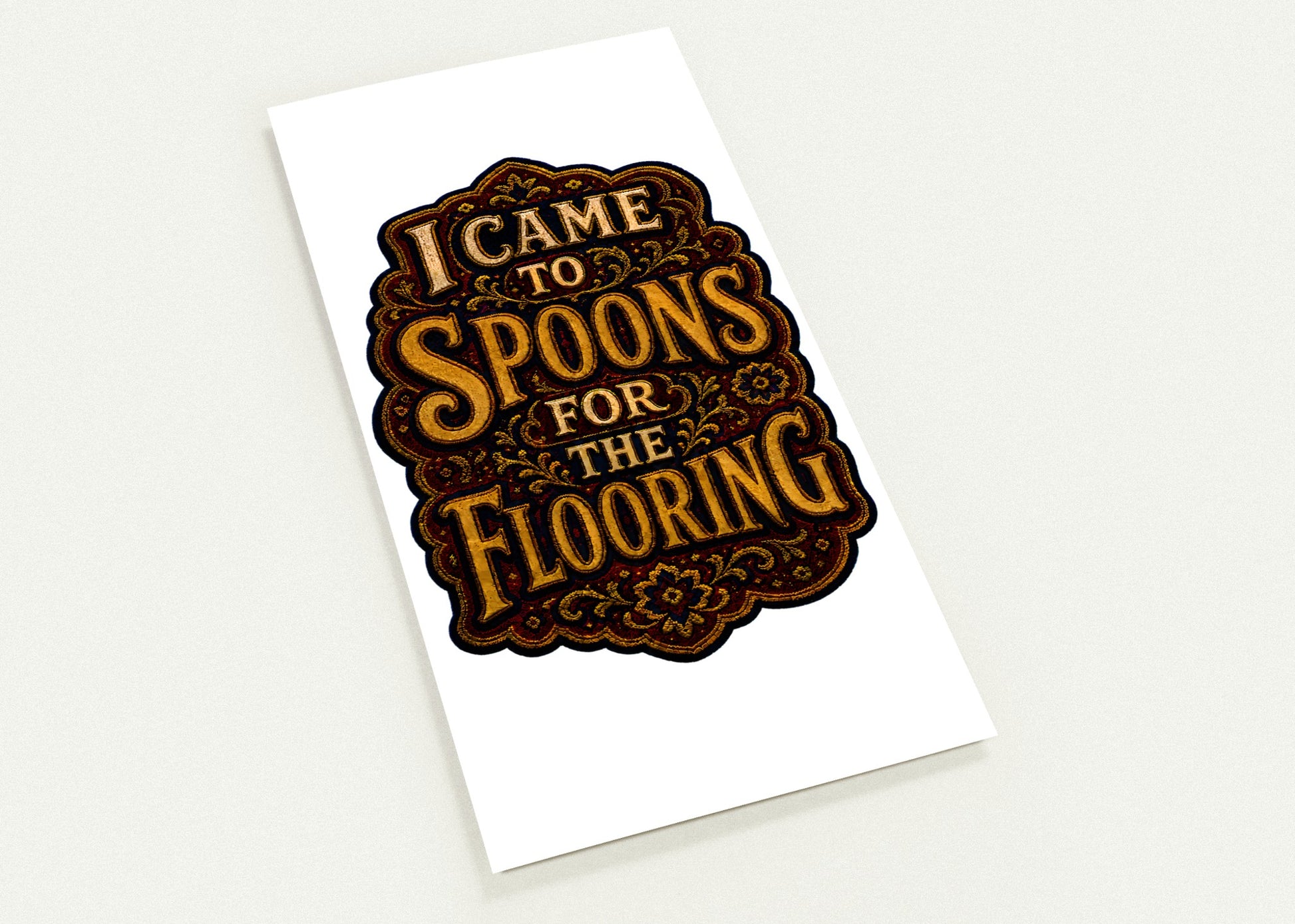 I Came to Spoons for the Flooring Postcard Pack — product view 1