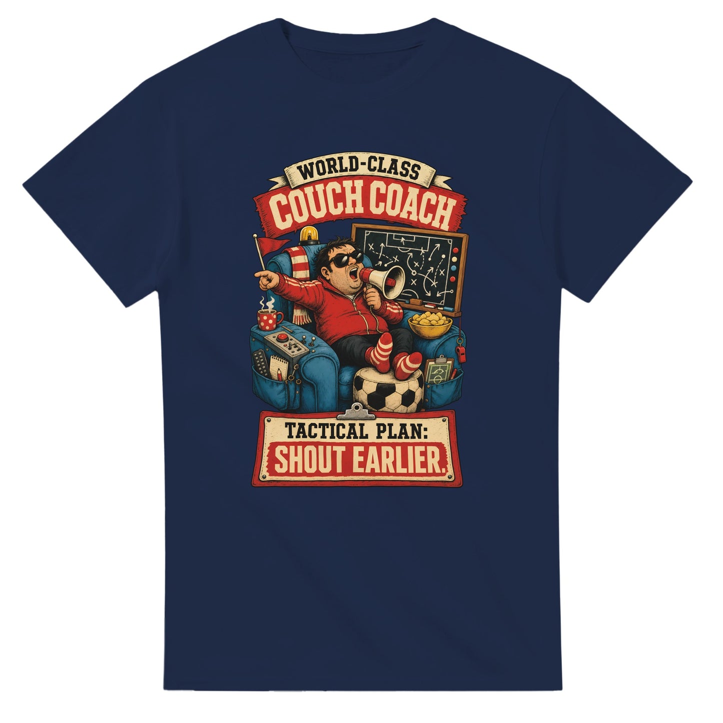 World-Class Couch Coach T-shirt — product view 5