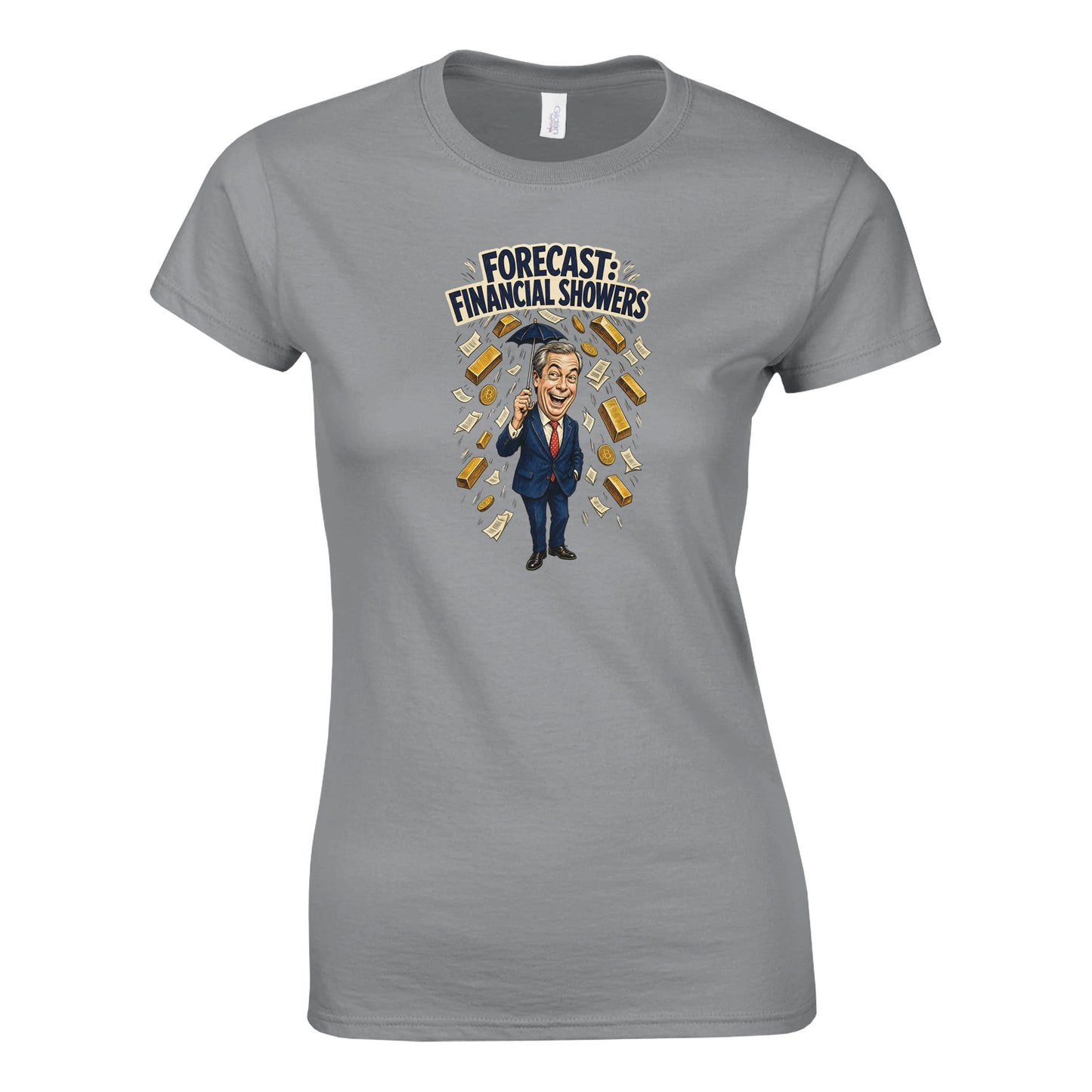 Forecast: Financial Showers Women's T-shirt — product view 5