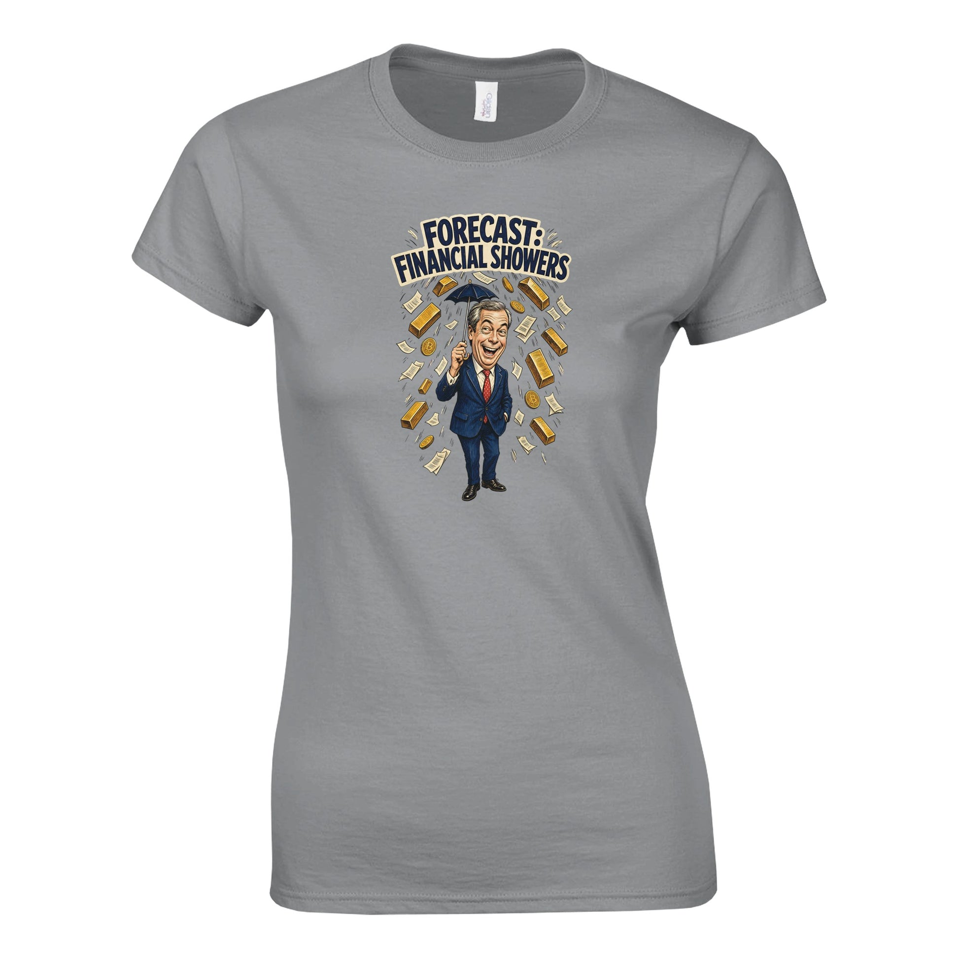 Forecast: Financial Showers Women's T-shirt — product view 5