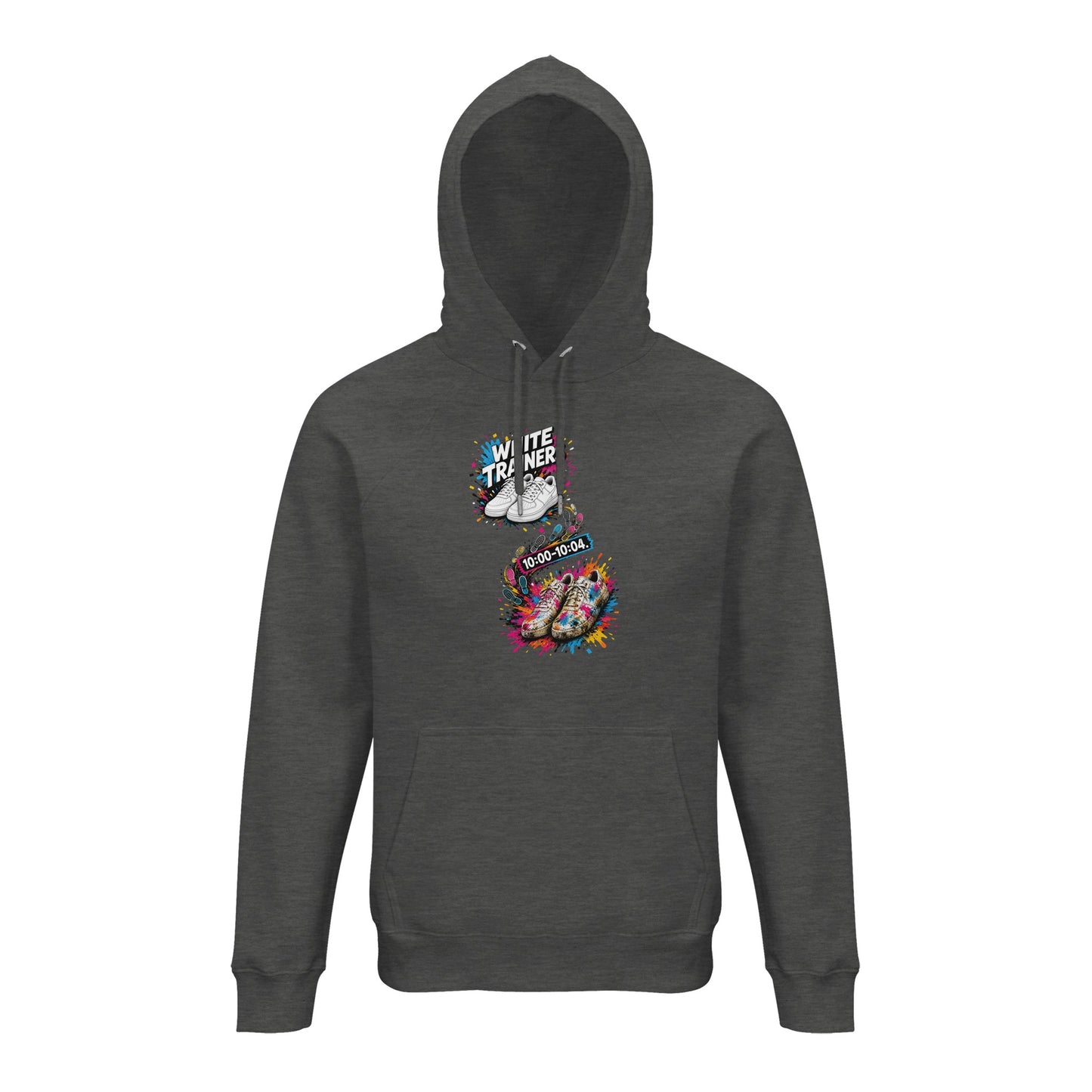 White Trainers: 10:00–10:04 Hoodie — product view 10