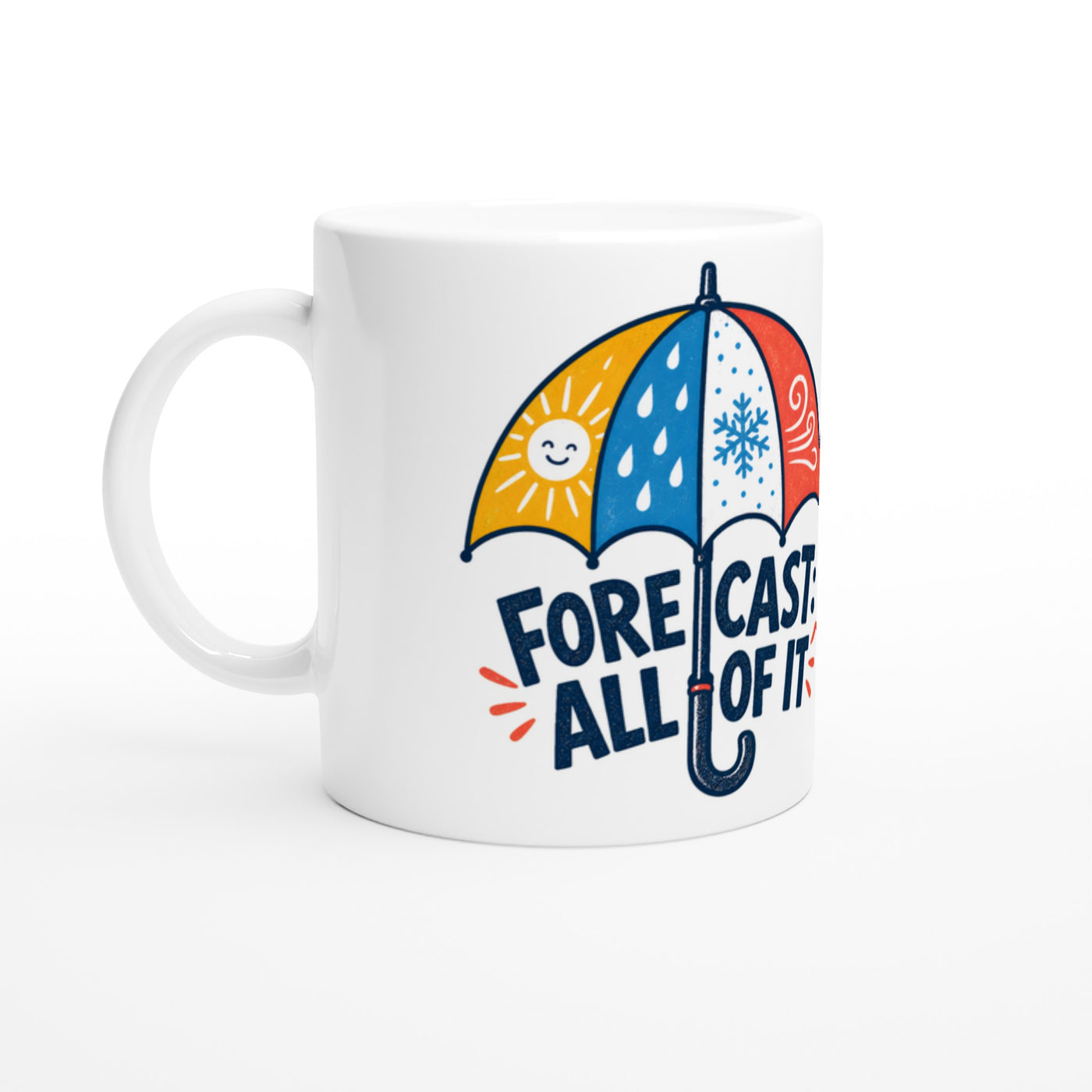 Forecast: All of It British Weather Graphic Mug