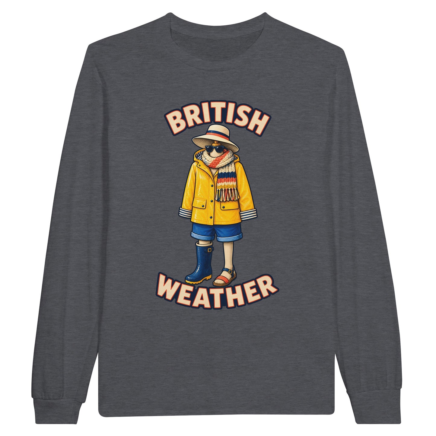 British Weather All-Weather Outfit Long-Sleeve T-shirt — product view 2