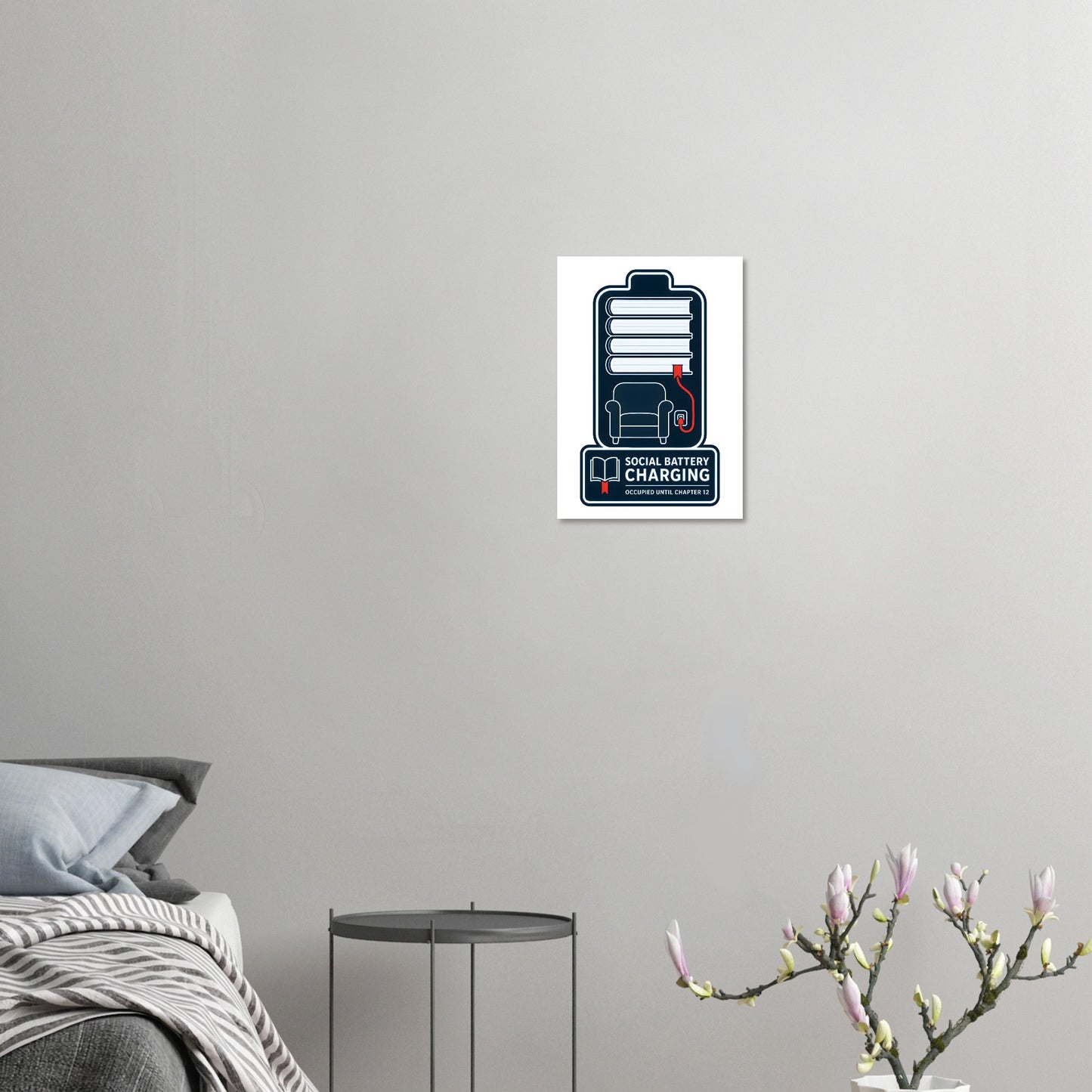 Social Battery Charging Poster — product view 7