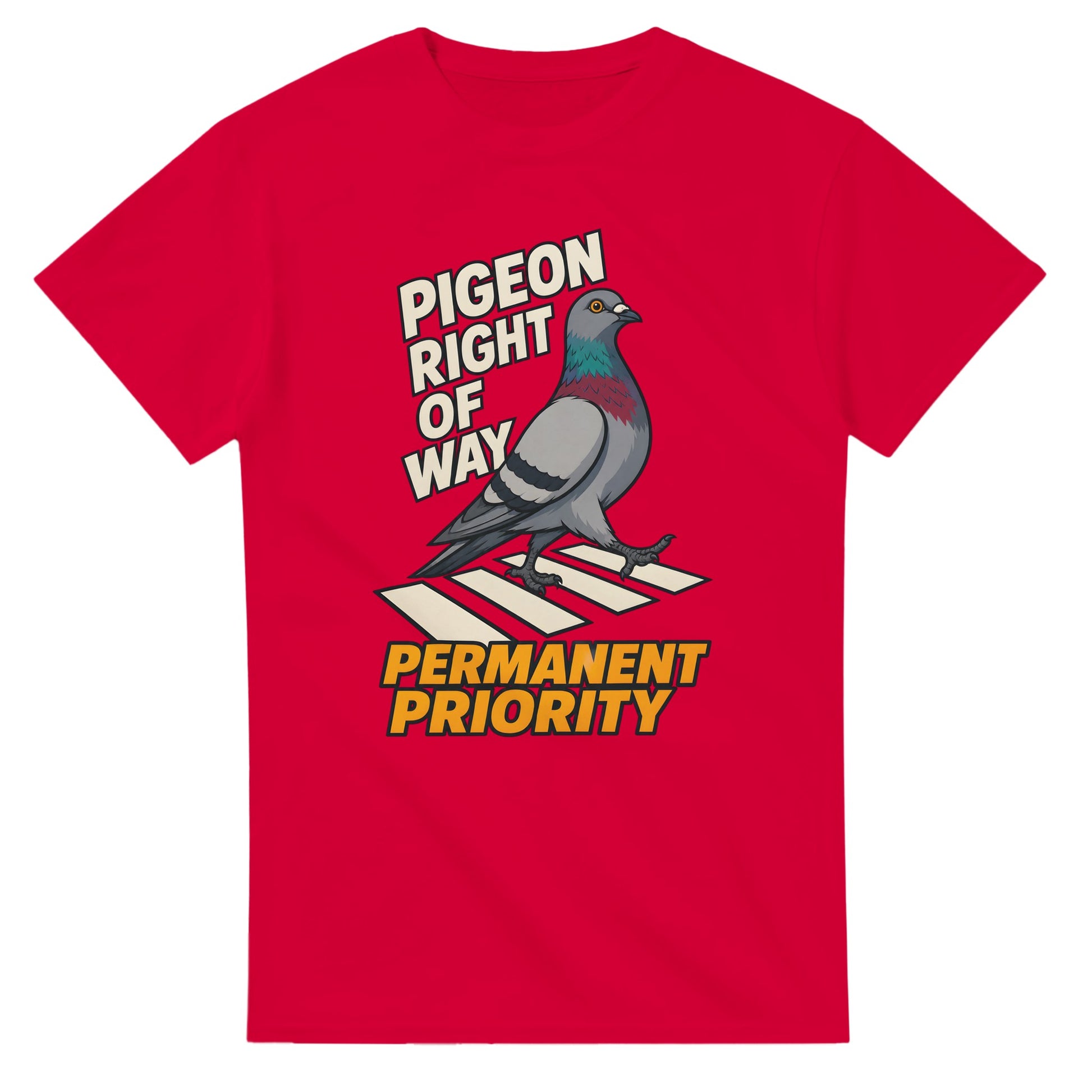 Pigeon Right of Way T-shirt — product view 9