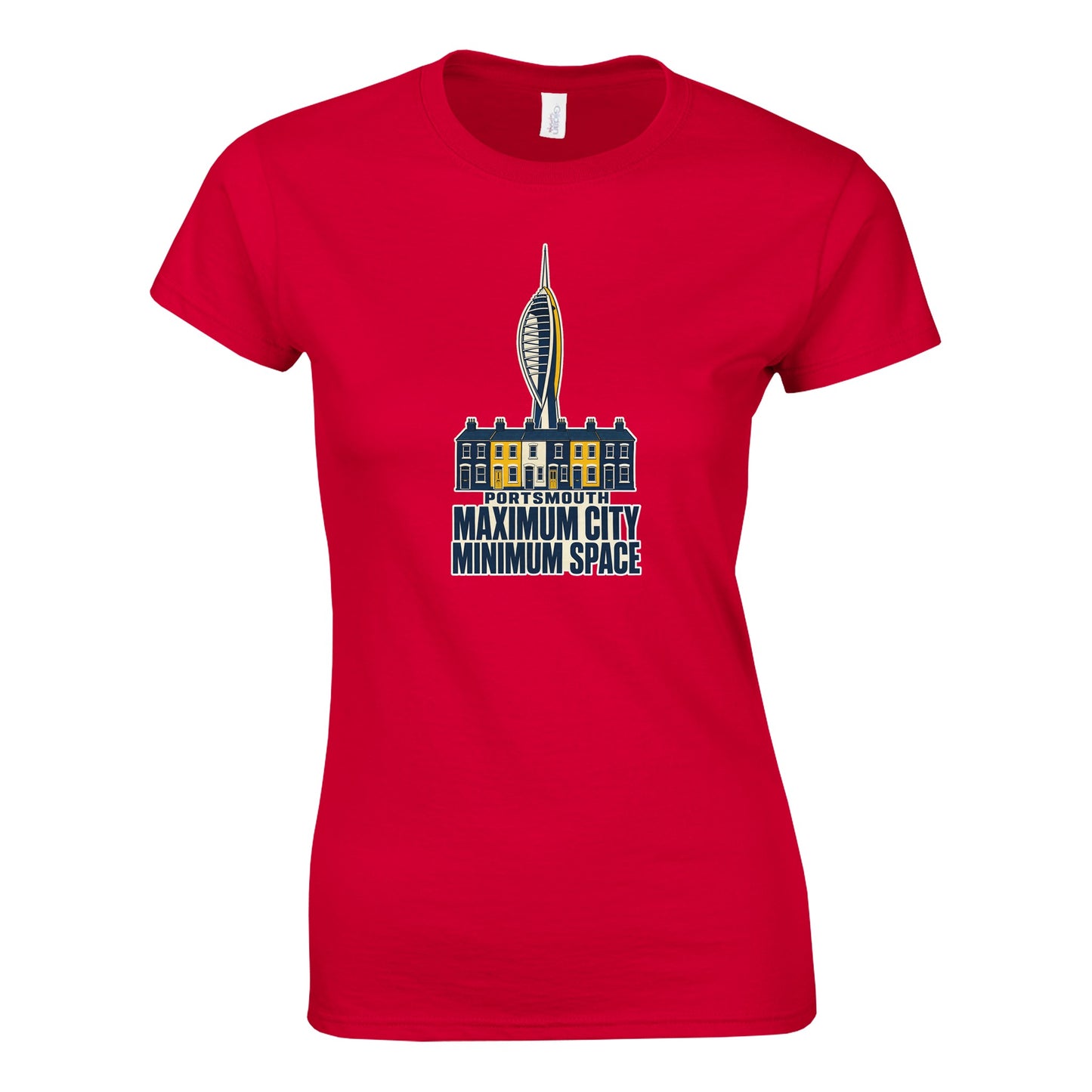 Portsmouth Maximum City Minimum Space Women's T-shirt — product view 8