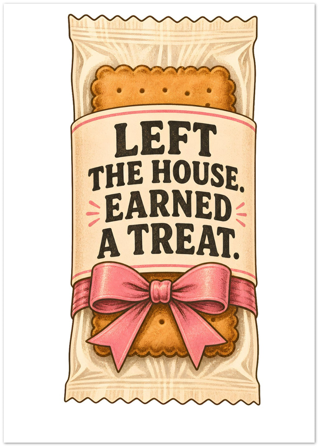 Left the House, Earned a Treat Greeting Card Pack