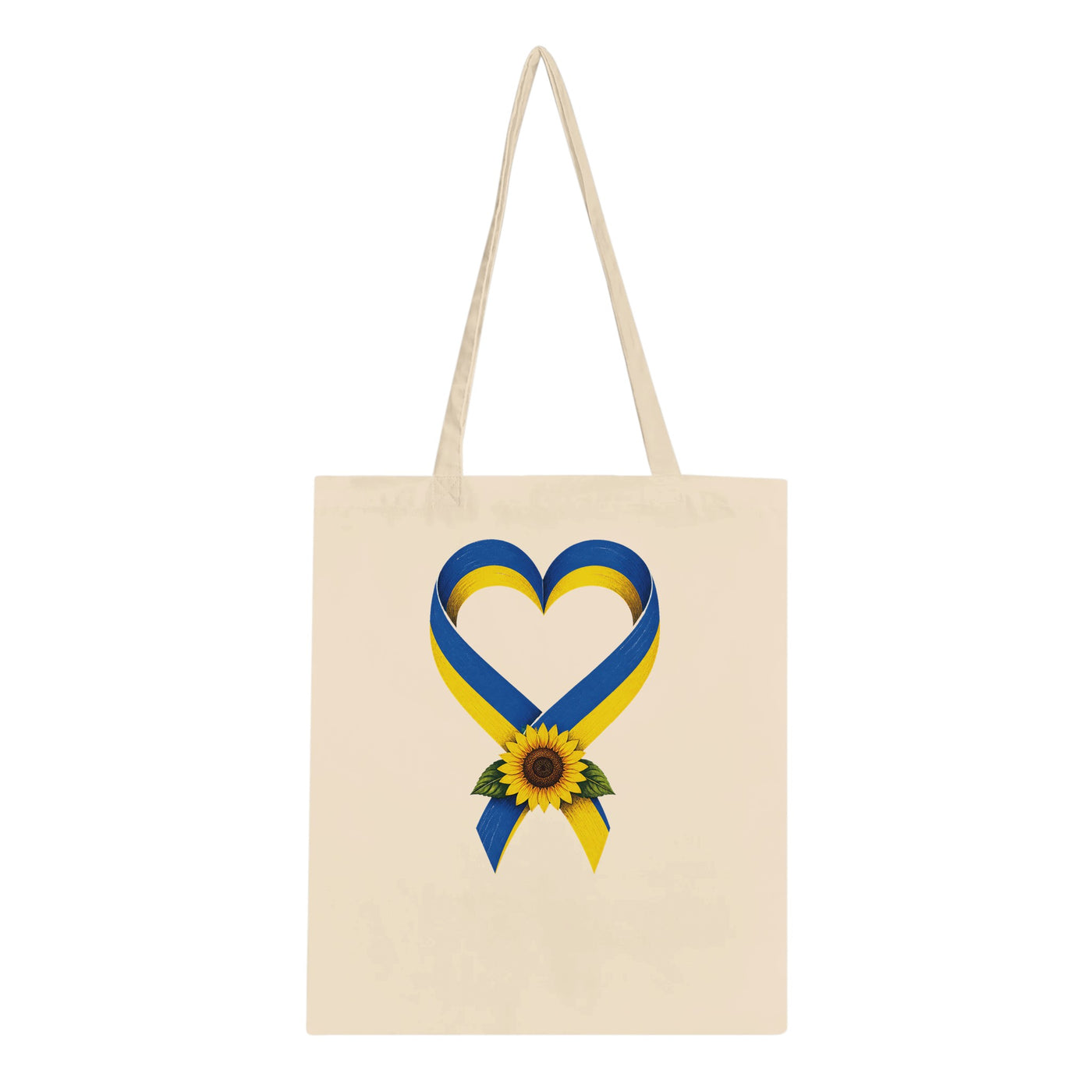 Ukraine Solidarity Ribbon Tote Bag