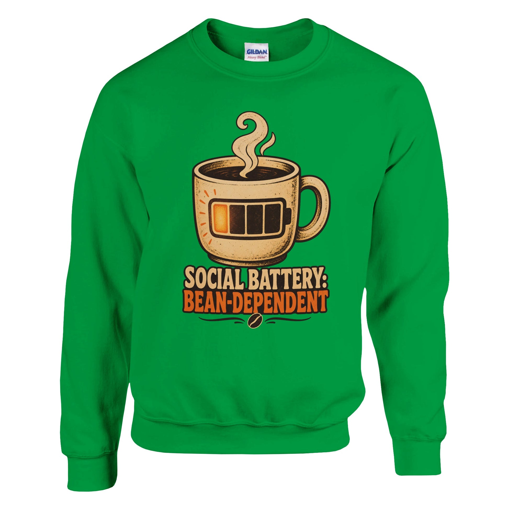 Social Battery: Bean-Dependent Graphic Sweatshirt — product view 12