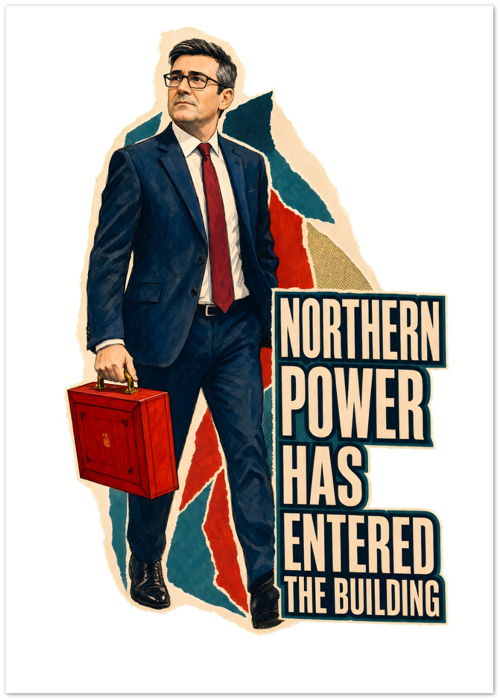 Northern Power Has Entered the Building Tote Bag Greeting Card Pack — product view 1