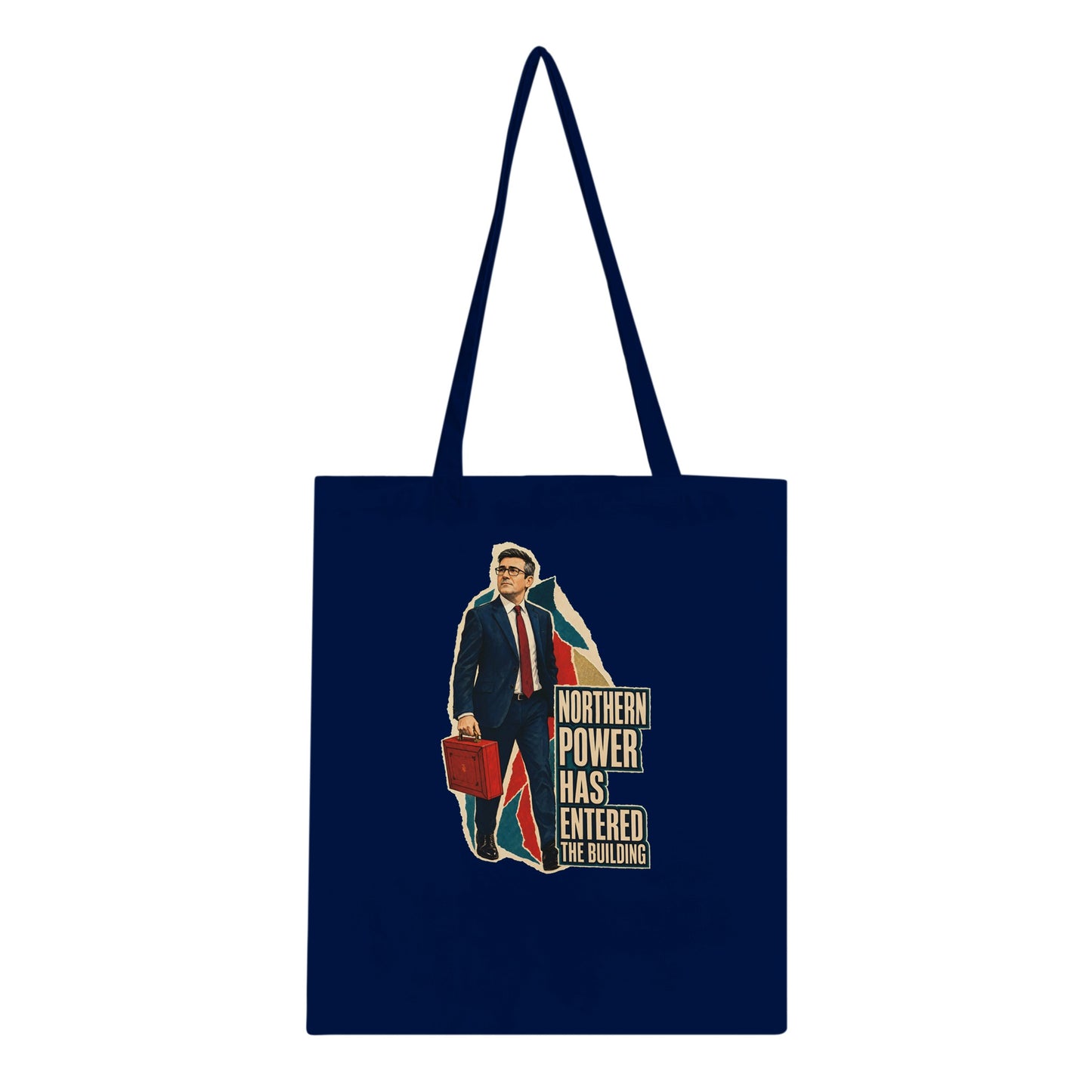 Northern Power Has Entered the Building Tote Bag — product view 2