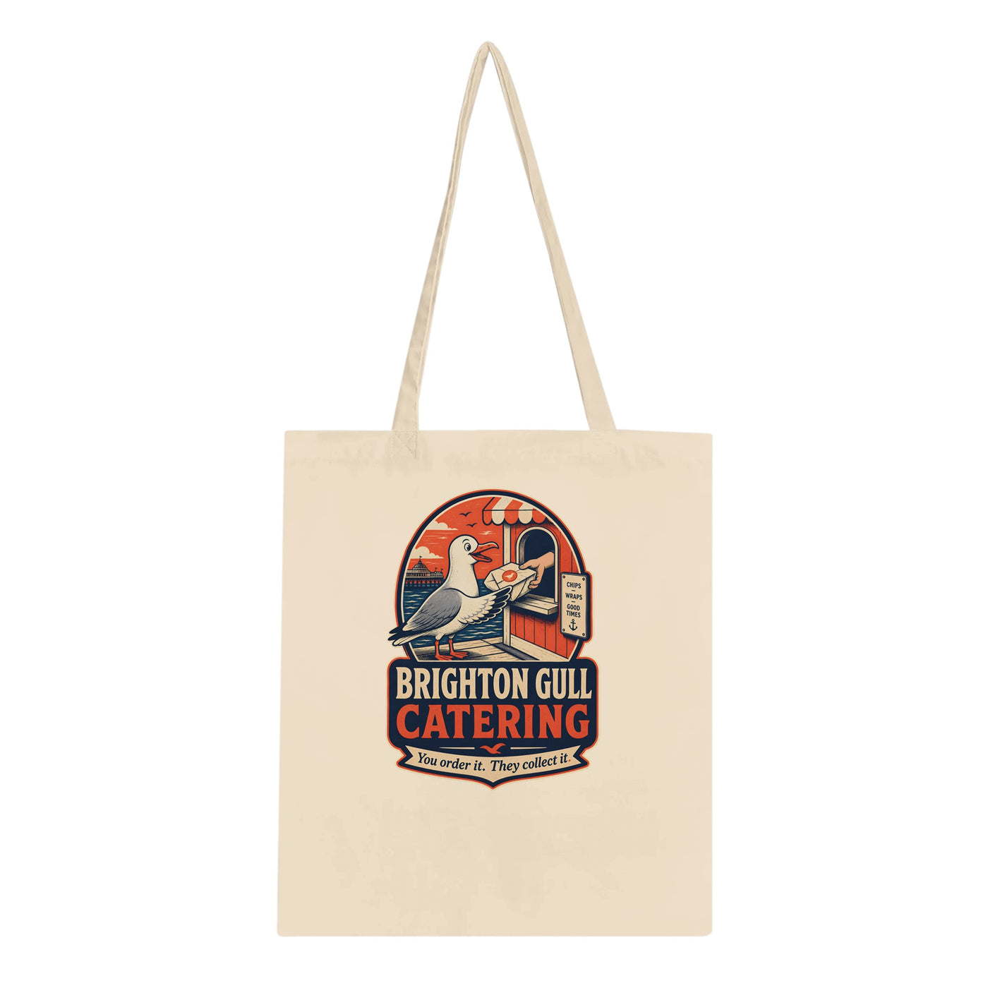 Brighton Gull Catering — Illustrated Tote Bag