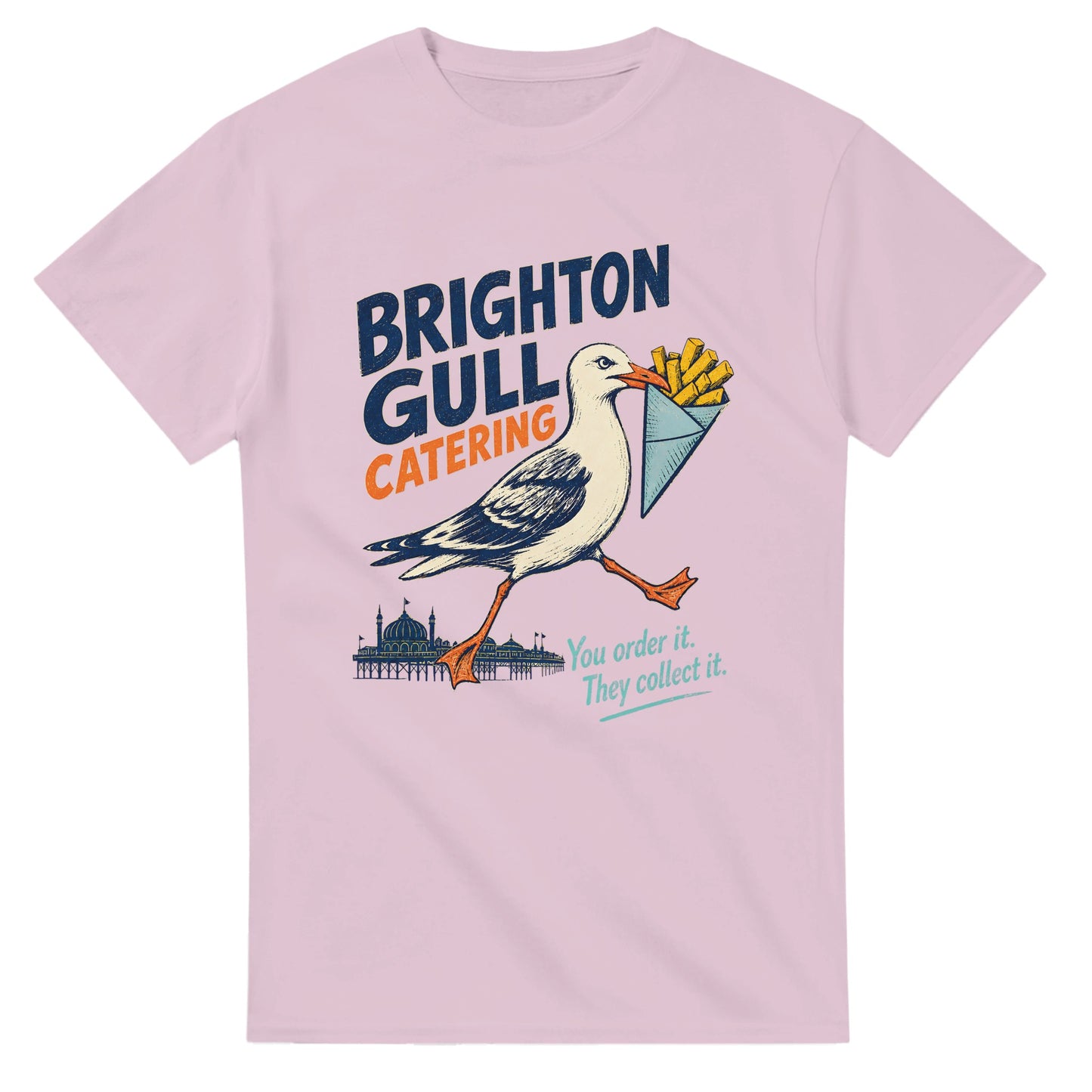 Brighton Gull Catering - You Order It, They Collect It T-shirt — product view 4