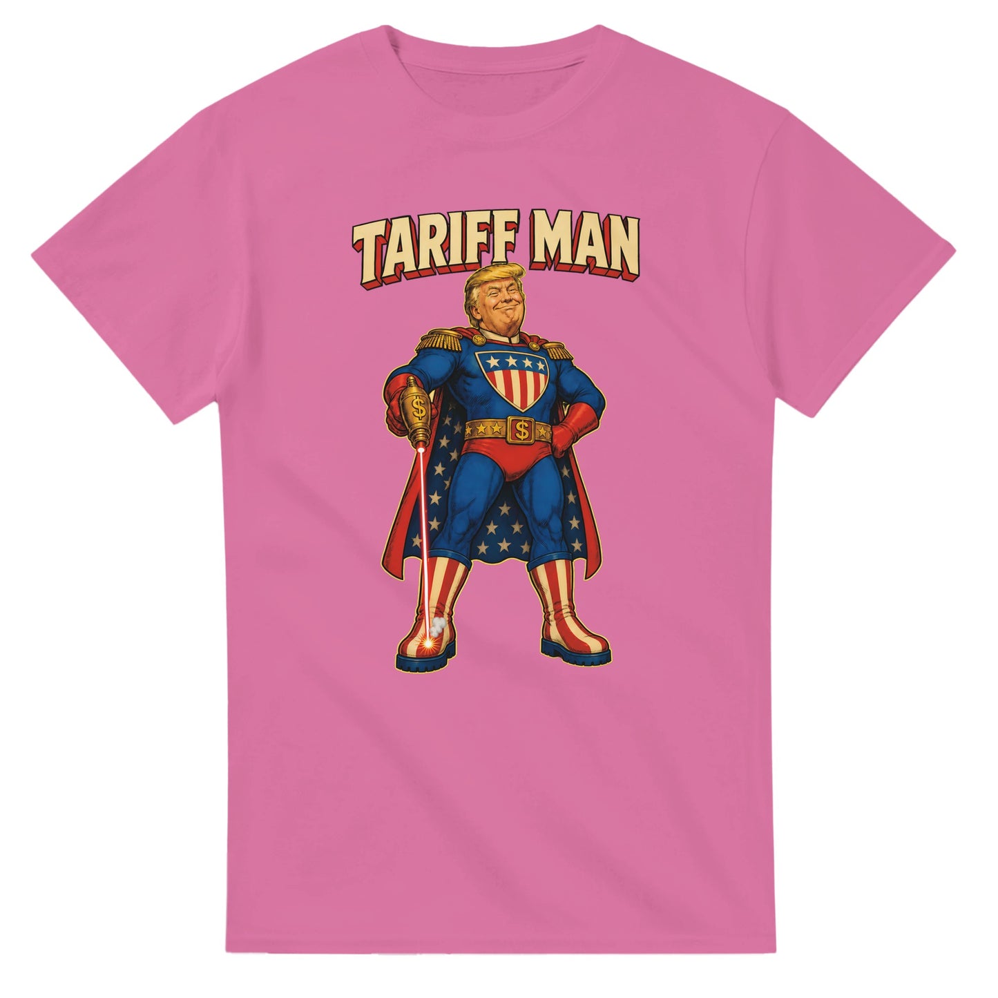 Tariff Man – Self-Shot Satire T-shirt — product view 4