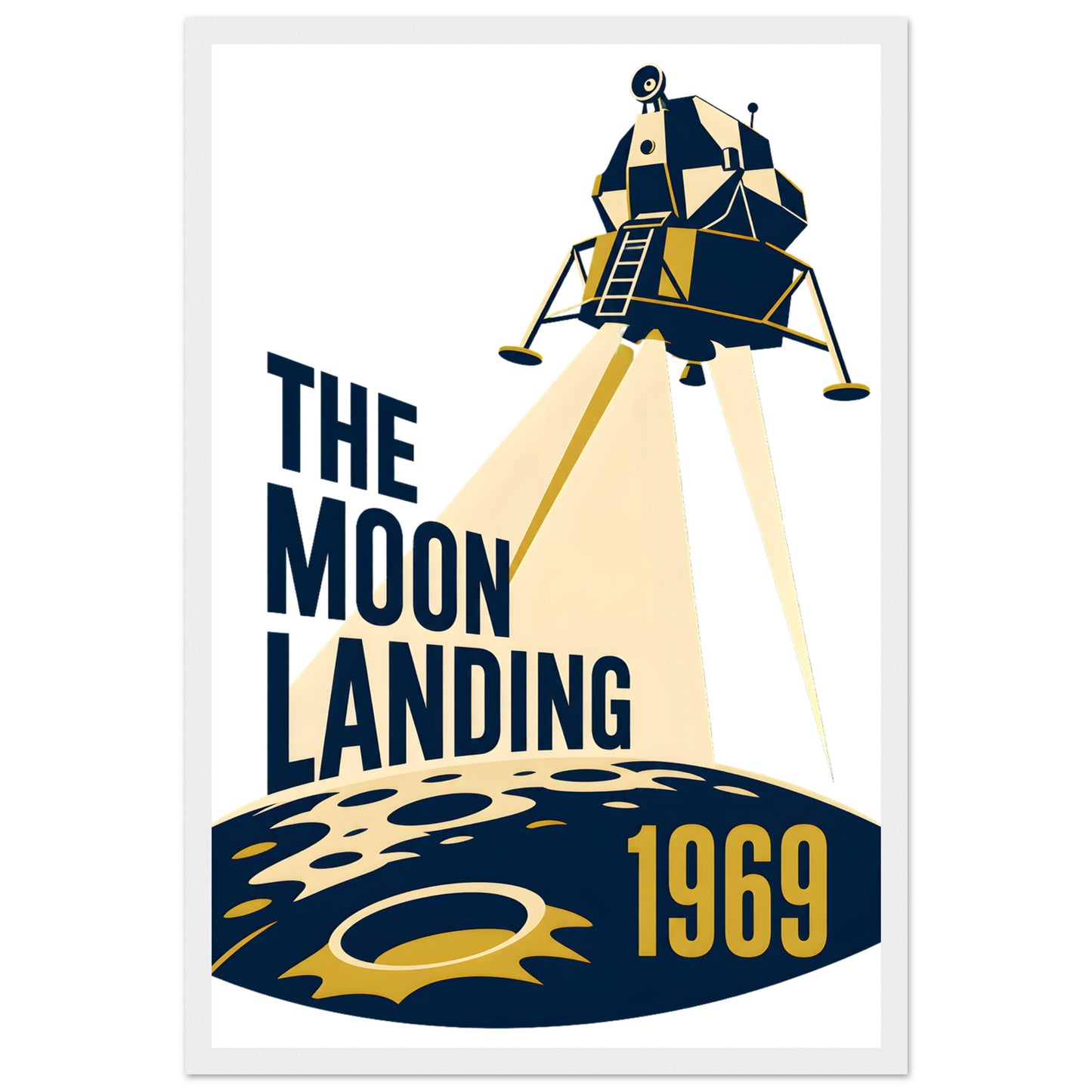 The Moon Landing — 1969 Framed Wall Art — product view 1