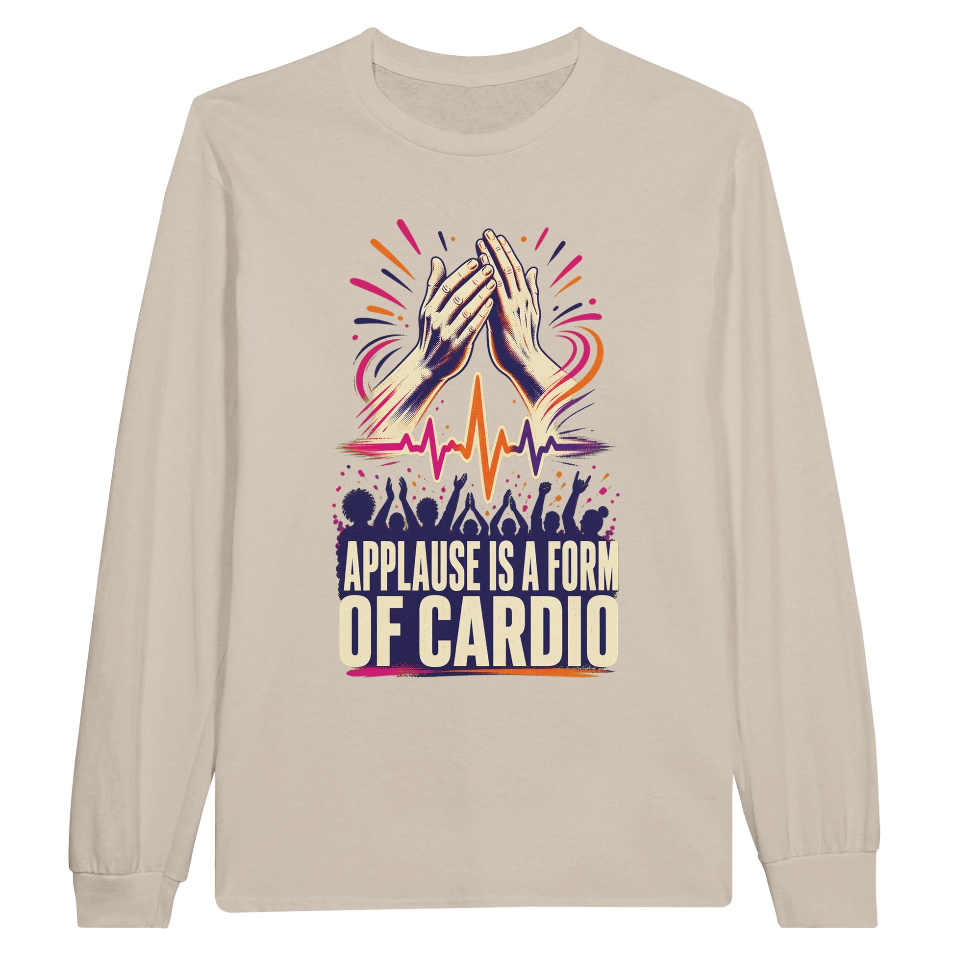 Applause Is a Form of Cardio Long-Sleeve T-shirt — product view 3