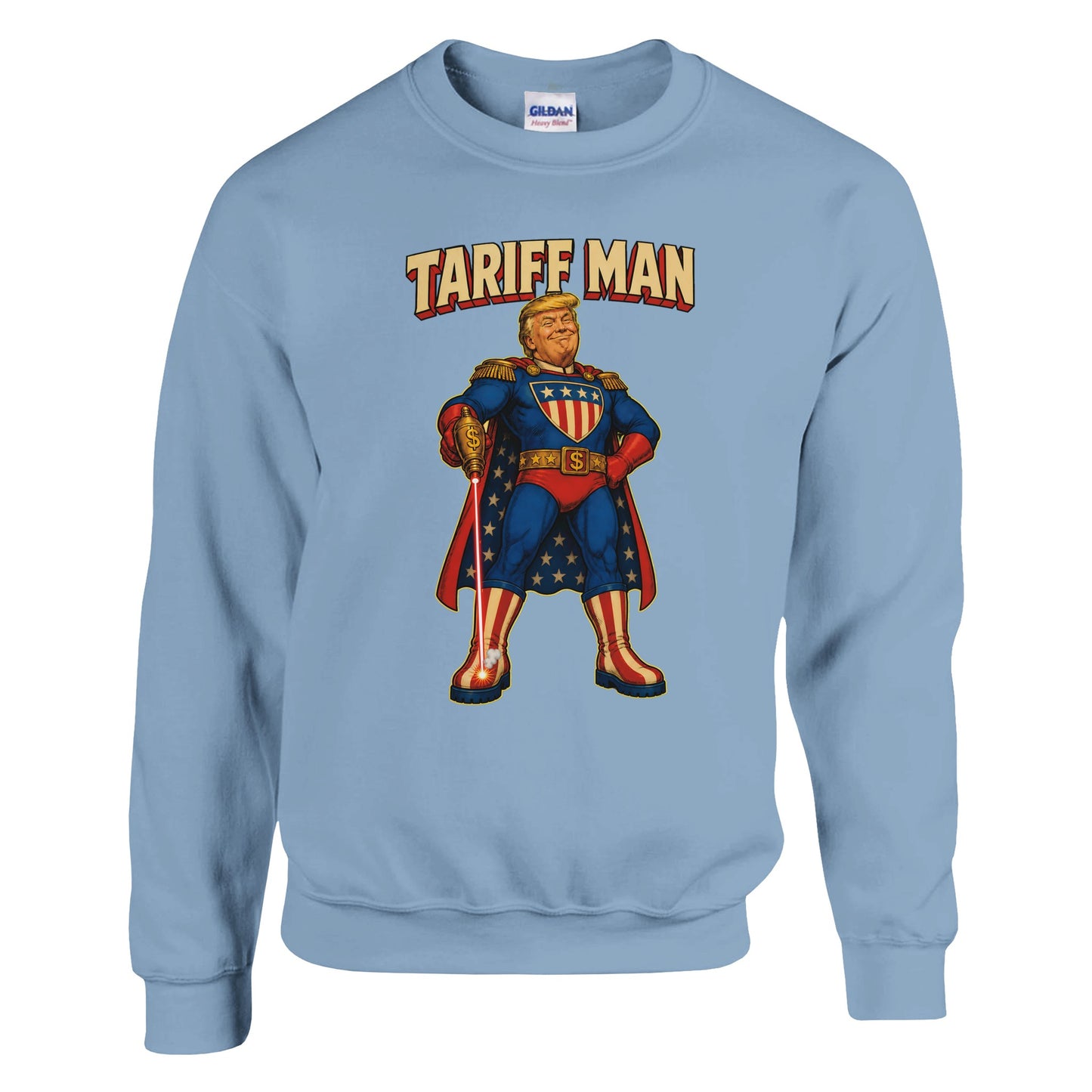 Tariff Man – Self-Shot Satire Sweatshirt — product view 15