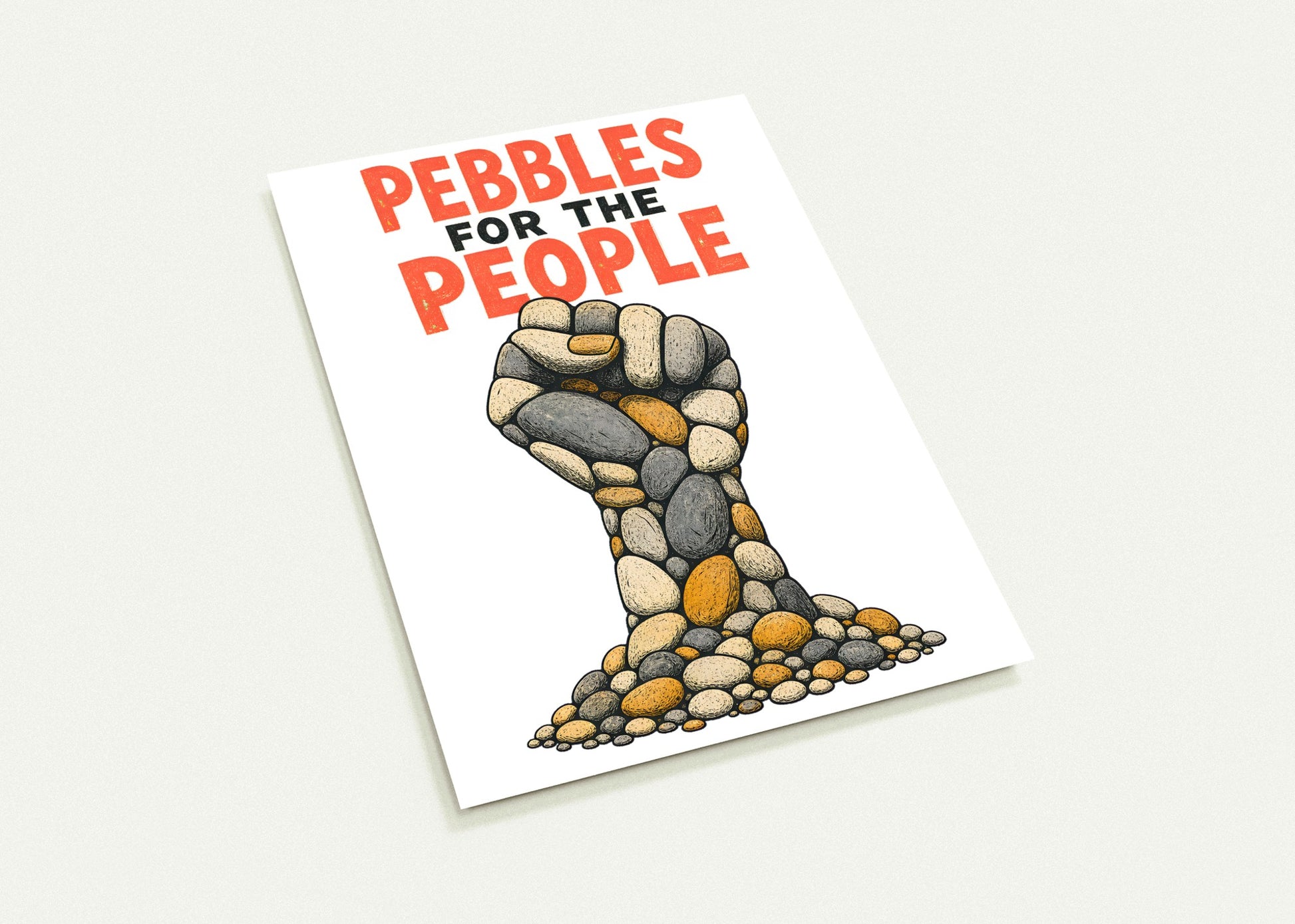 Pebbles for the People Graphic Postcard Pack — product view 3