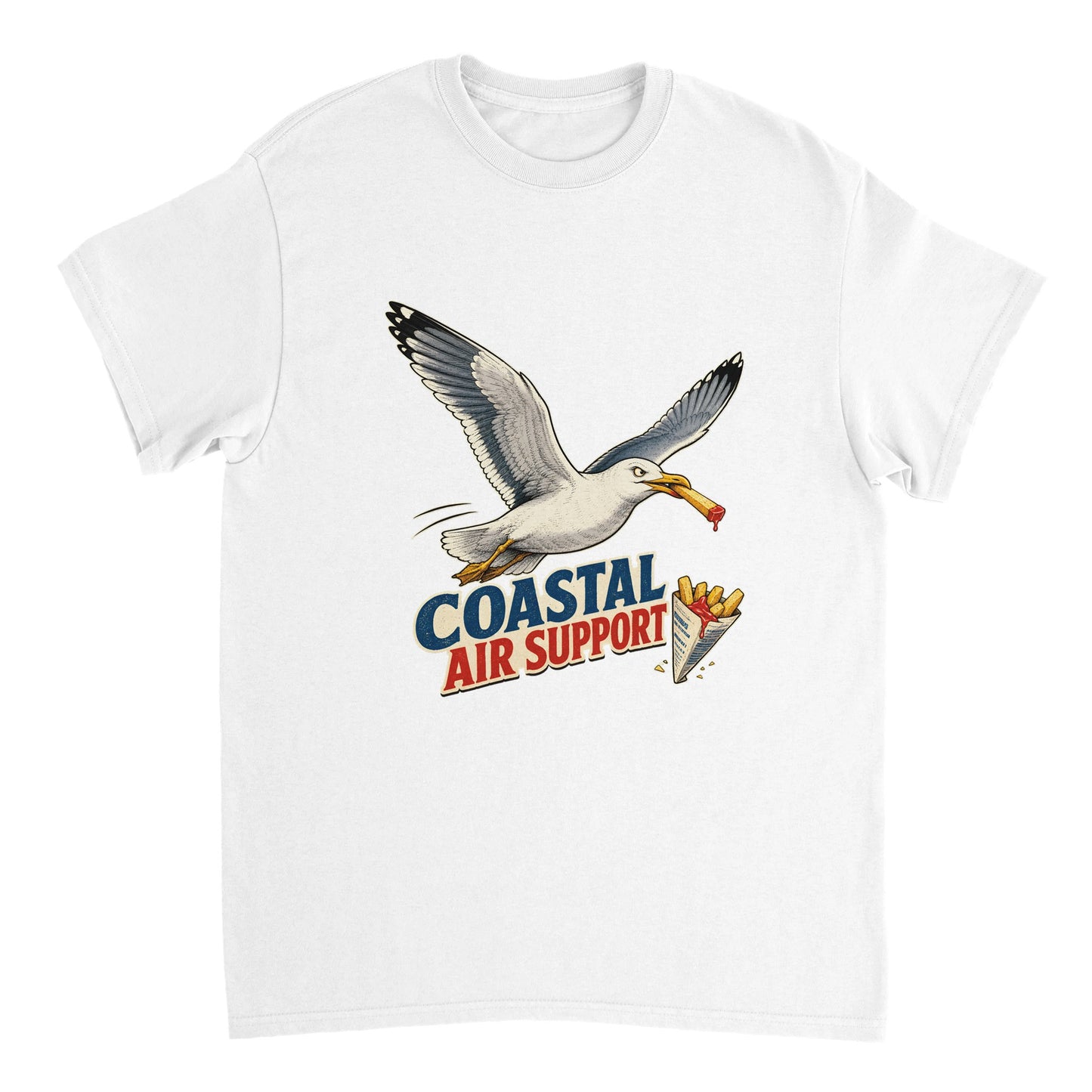 Coastal Air Support Seagull Graphic T-shirt — product view 17