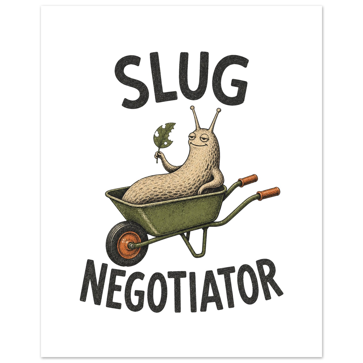 Slug Negotiator Garden Graphic Poster — product view 4