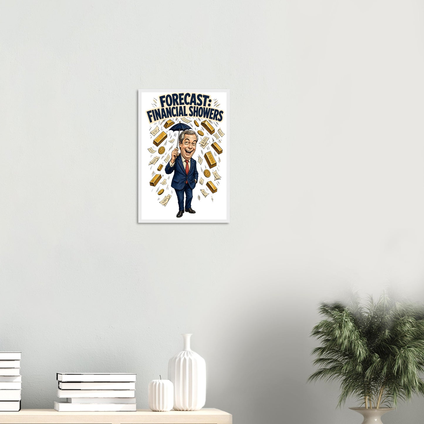 Forecast: Financial Showers Framed Wall Art — product view 11