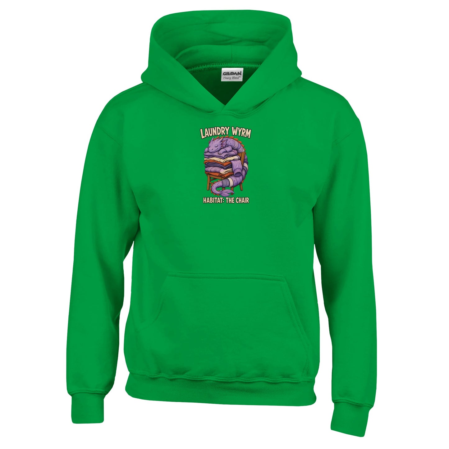 Laundry Wyrm – Habitat: The Chair Kids' Hoodie — product view 8