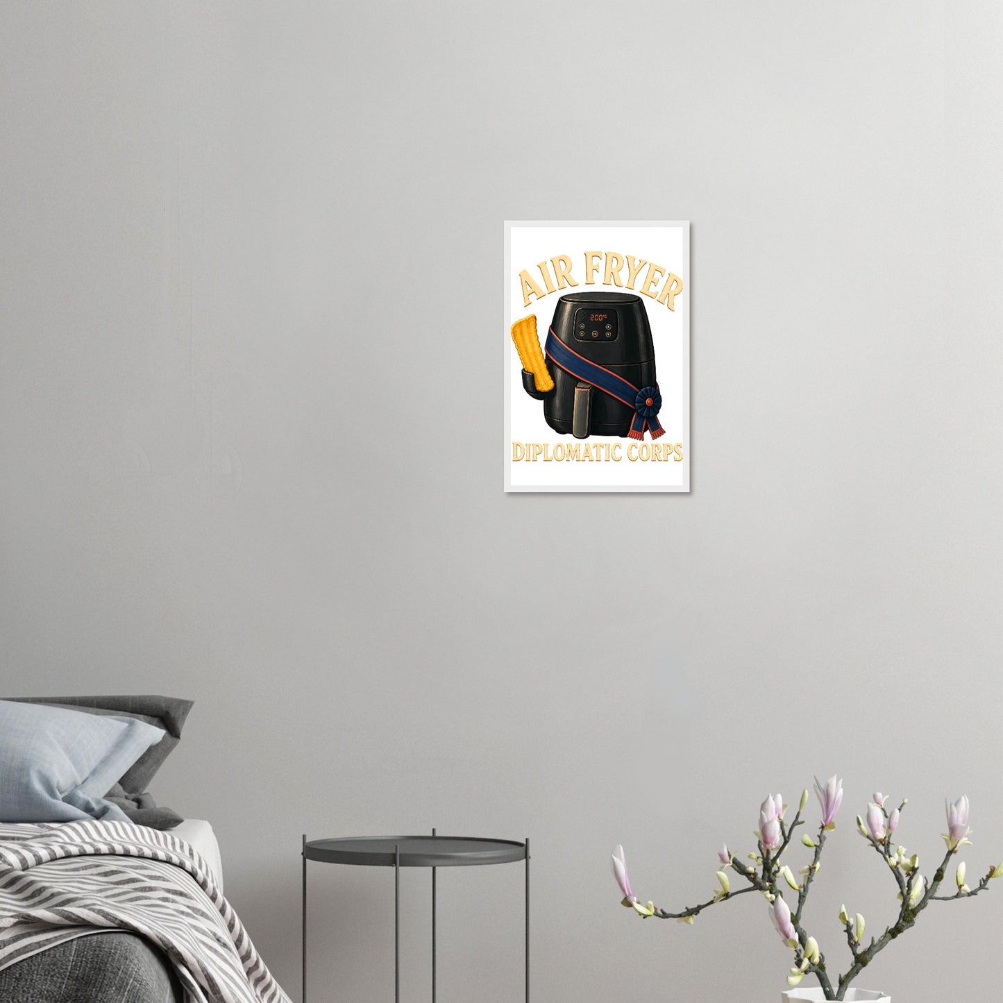 Air Fryer Diplomatic Corps Framed Wall Art — product view 10