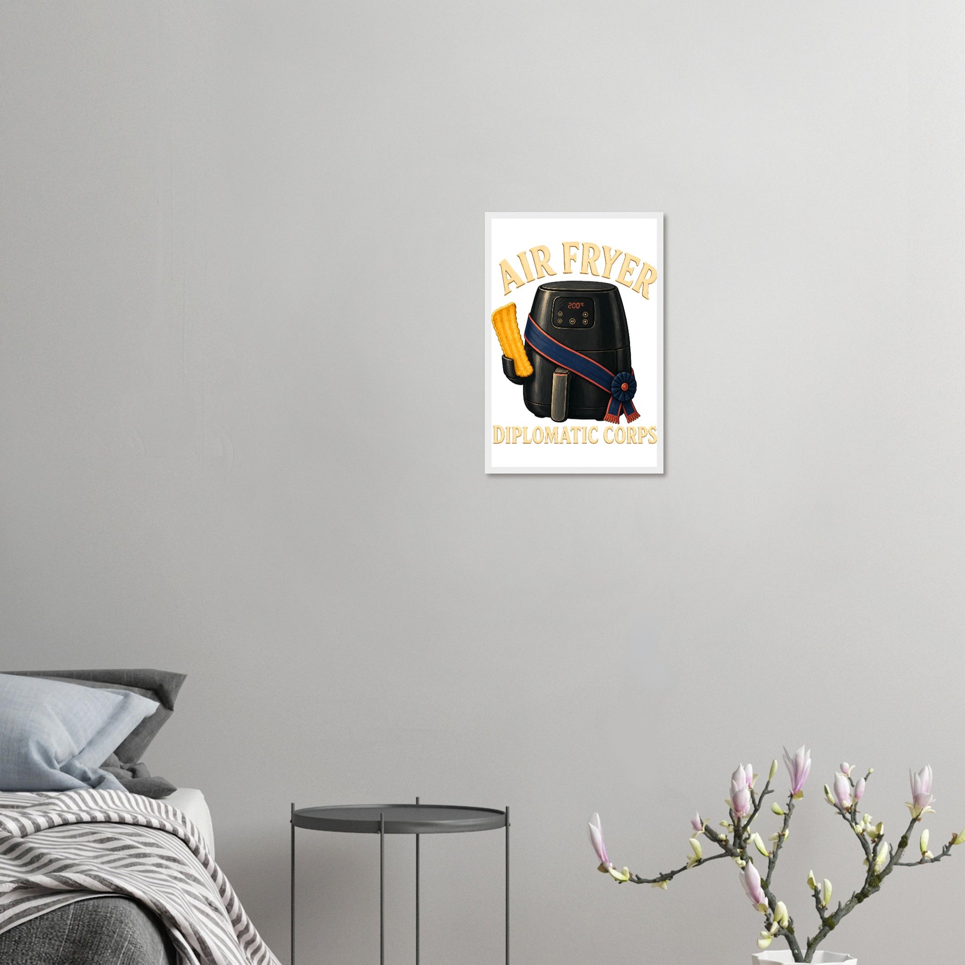 Air Fryer Diplomatic Corps Framed Wall Art — product view 10