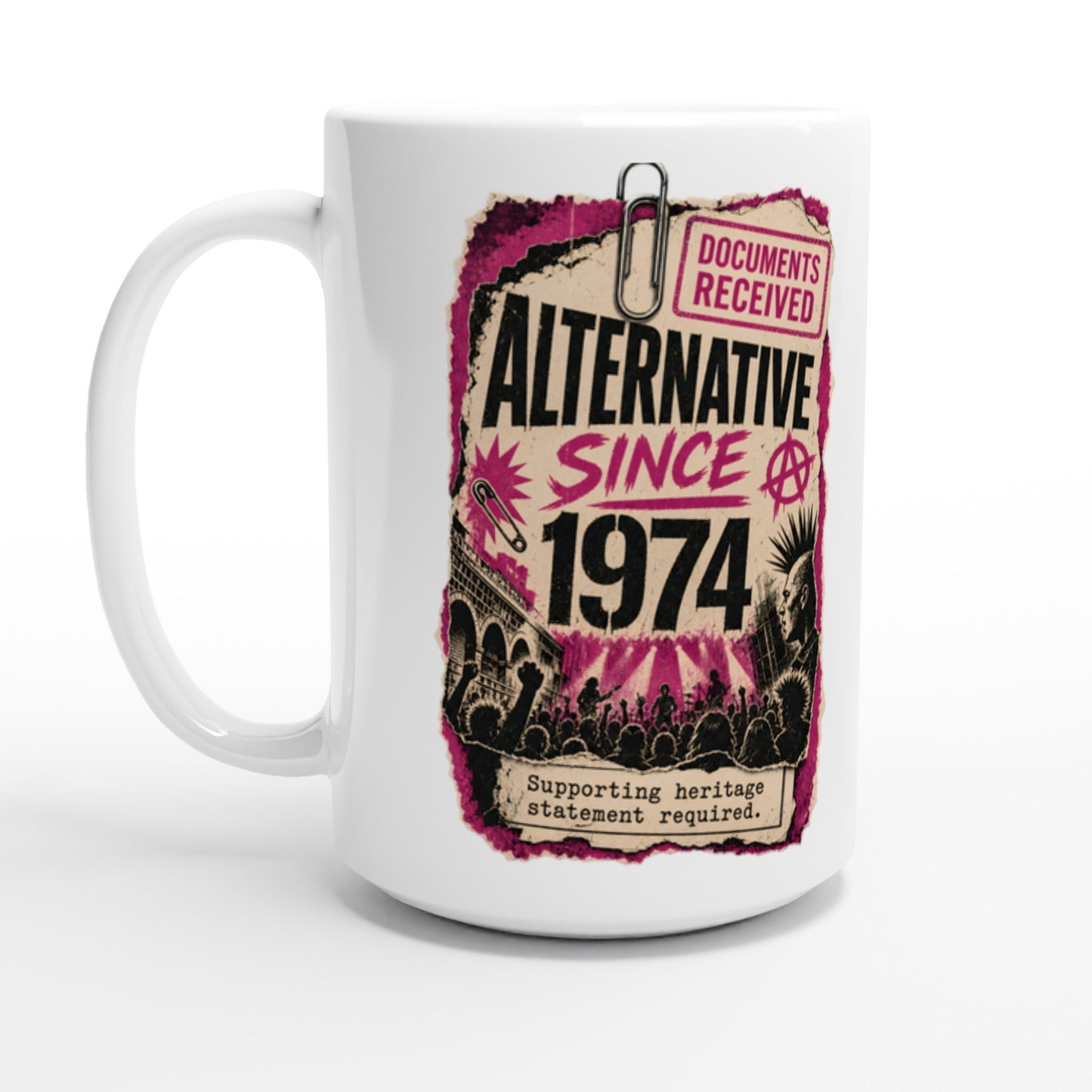 Camden Alternative Since 1974 — Illustrated Large Mug — product view 1