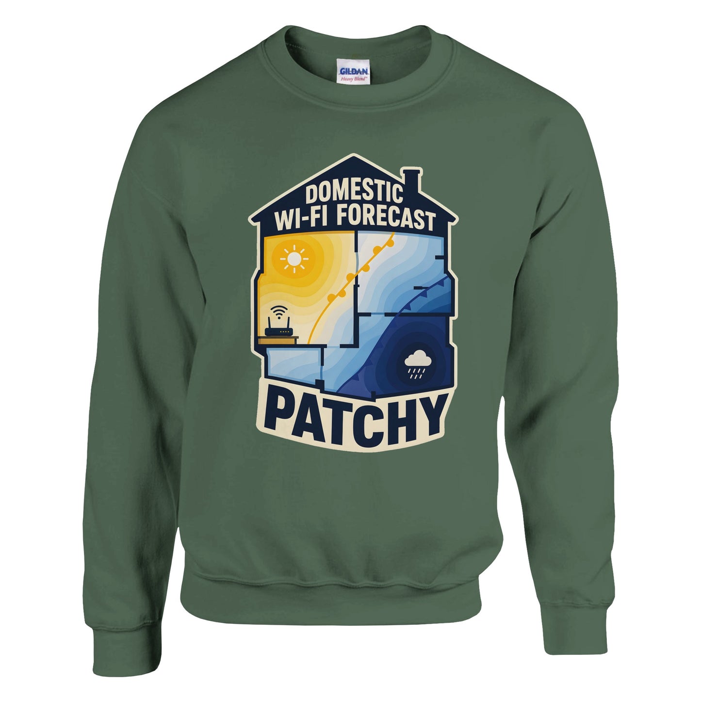 Domestic Wi-Fi Forecast Patchy Sweatshirt — product view 8