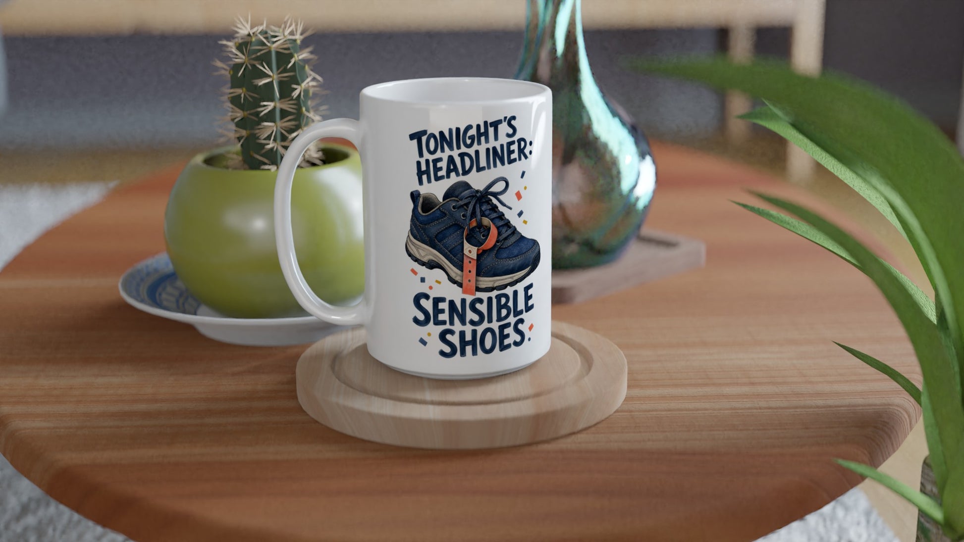 Tonight's Headliner: Sensible Shoes Concert Large Mug — product view 4