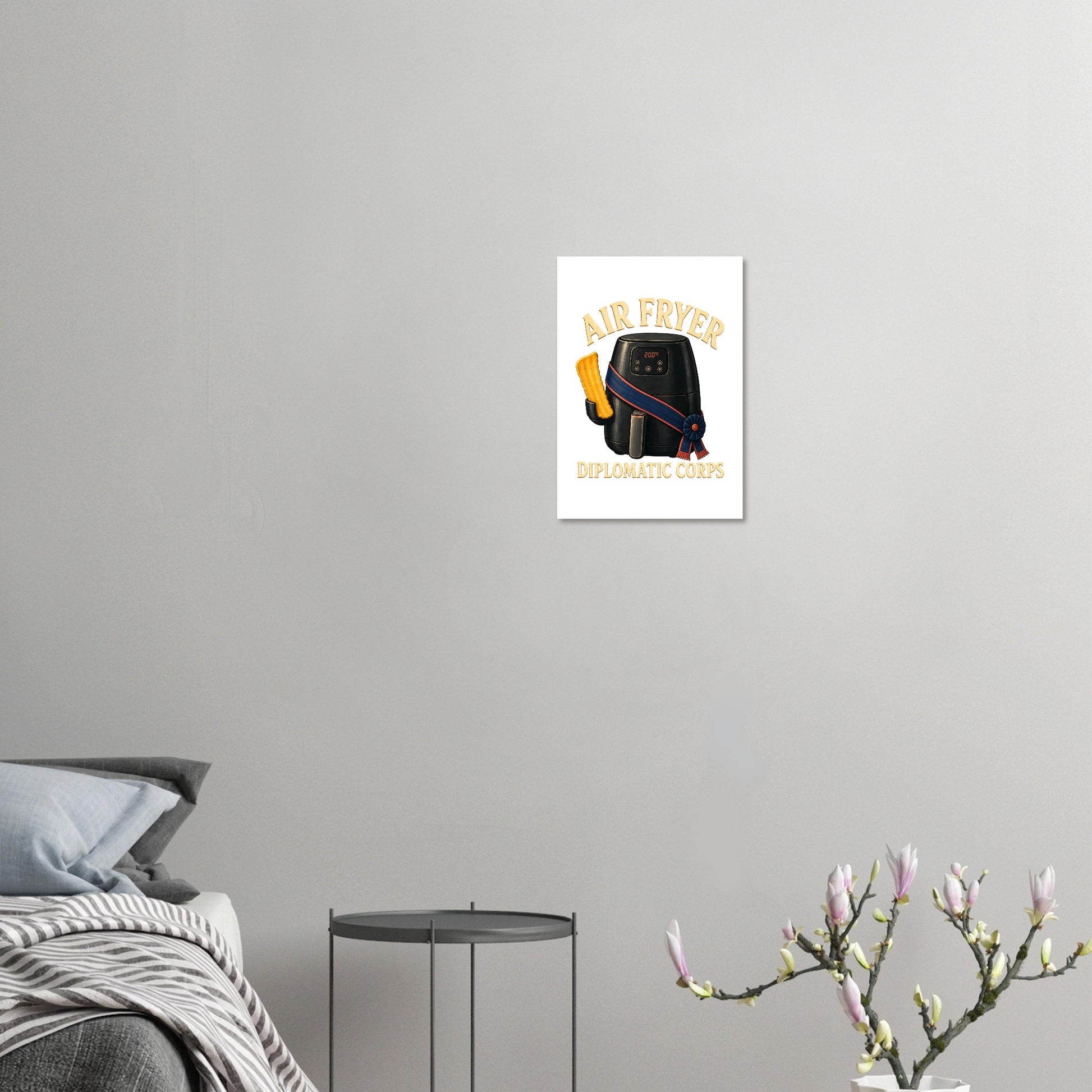 Air Fryer Diplomatic Corps Poster — product view 7