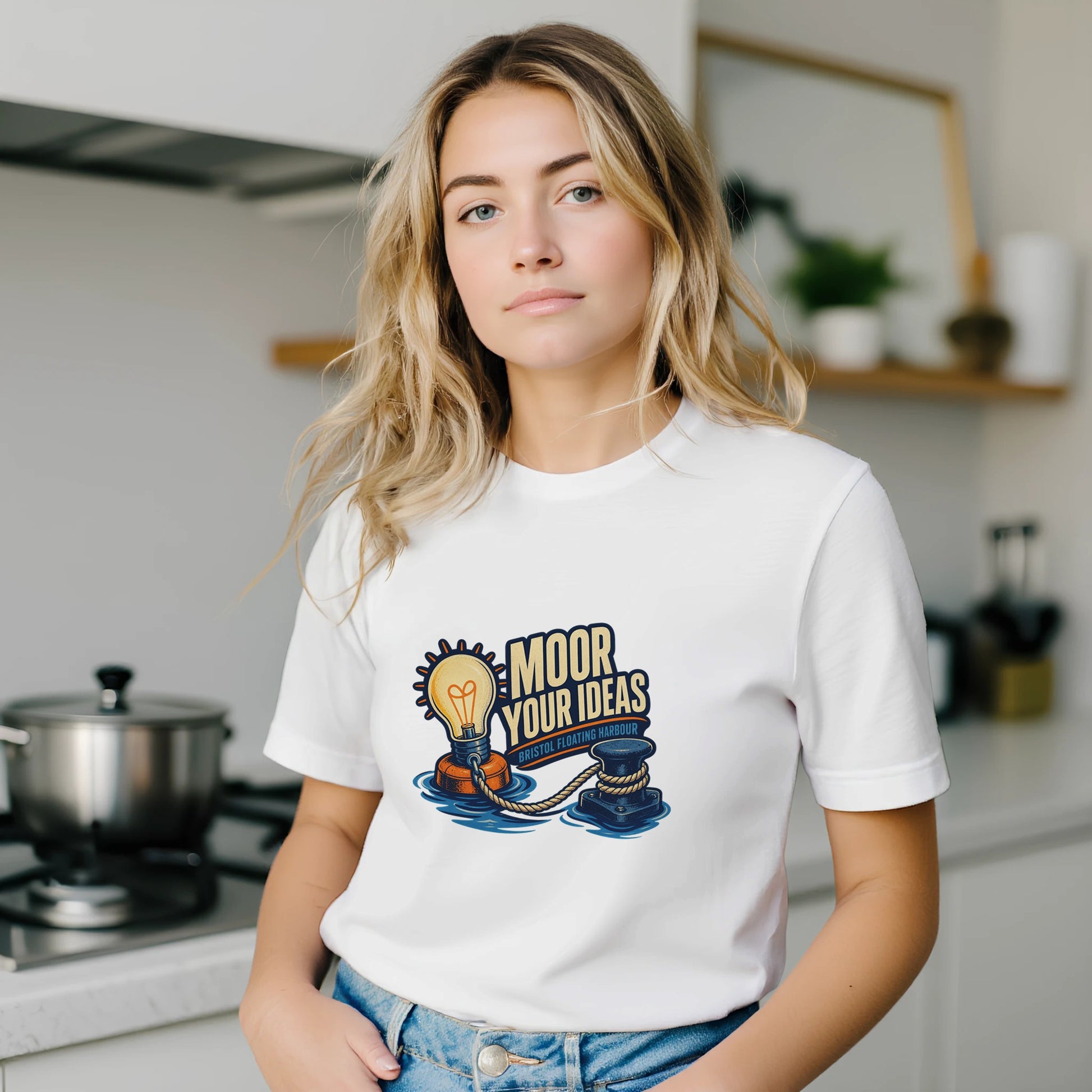 Moor Your Ideas – Bristol Floating Harbour T-shirt — product view 8